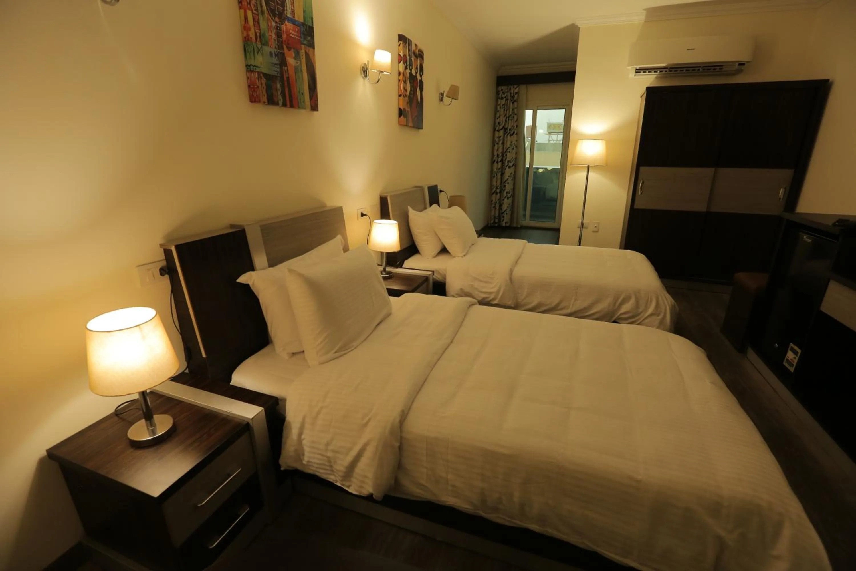 Photo of the whole room, Bed in Pyramid Edge Hotel & Exclusive Pyramids View Rooftop