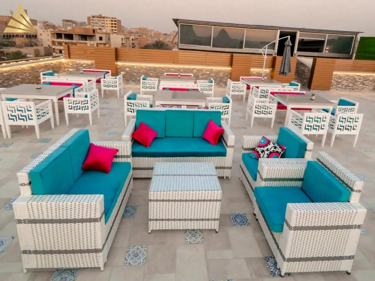 Property building in Pyramid Edge Hotel & Exclusive Pyramids View Rooftop