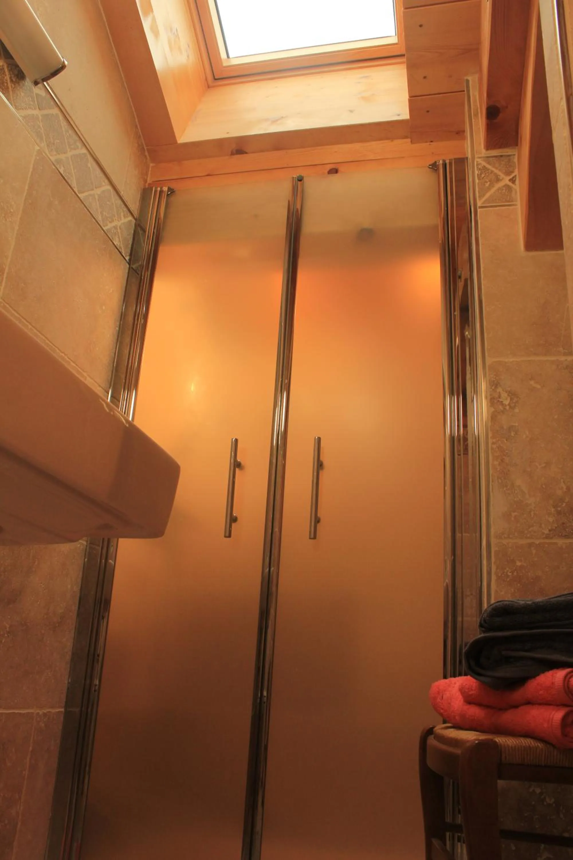 Shower in Chalet aux 3 biches