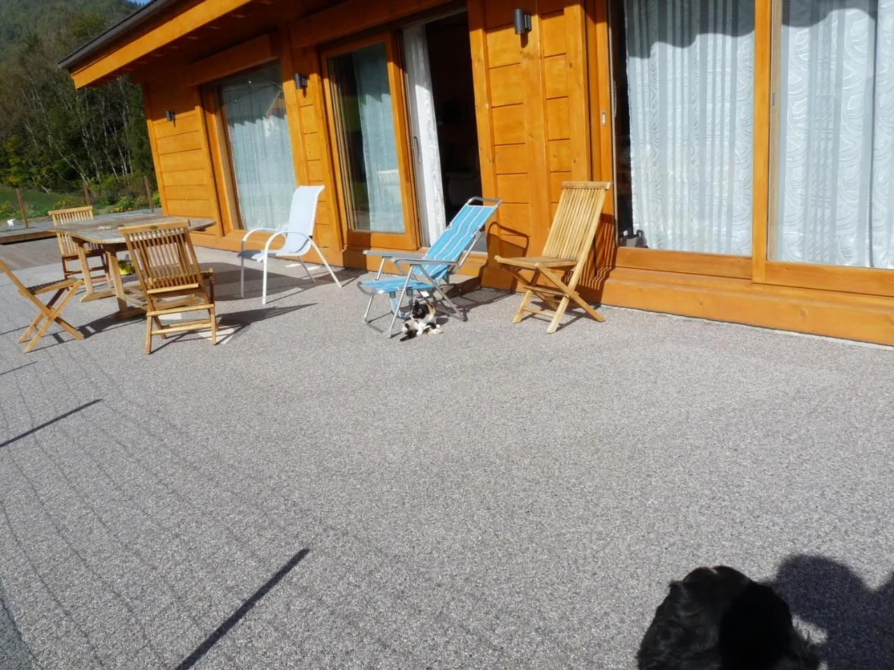 Balcony/Terrace in Chalet aux 3 biches