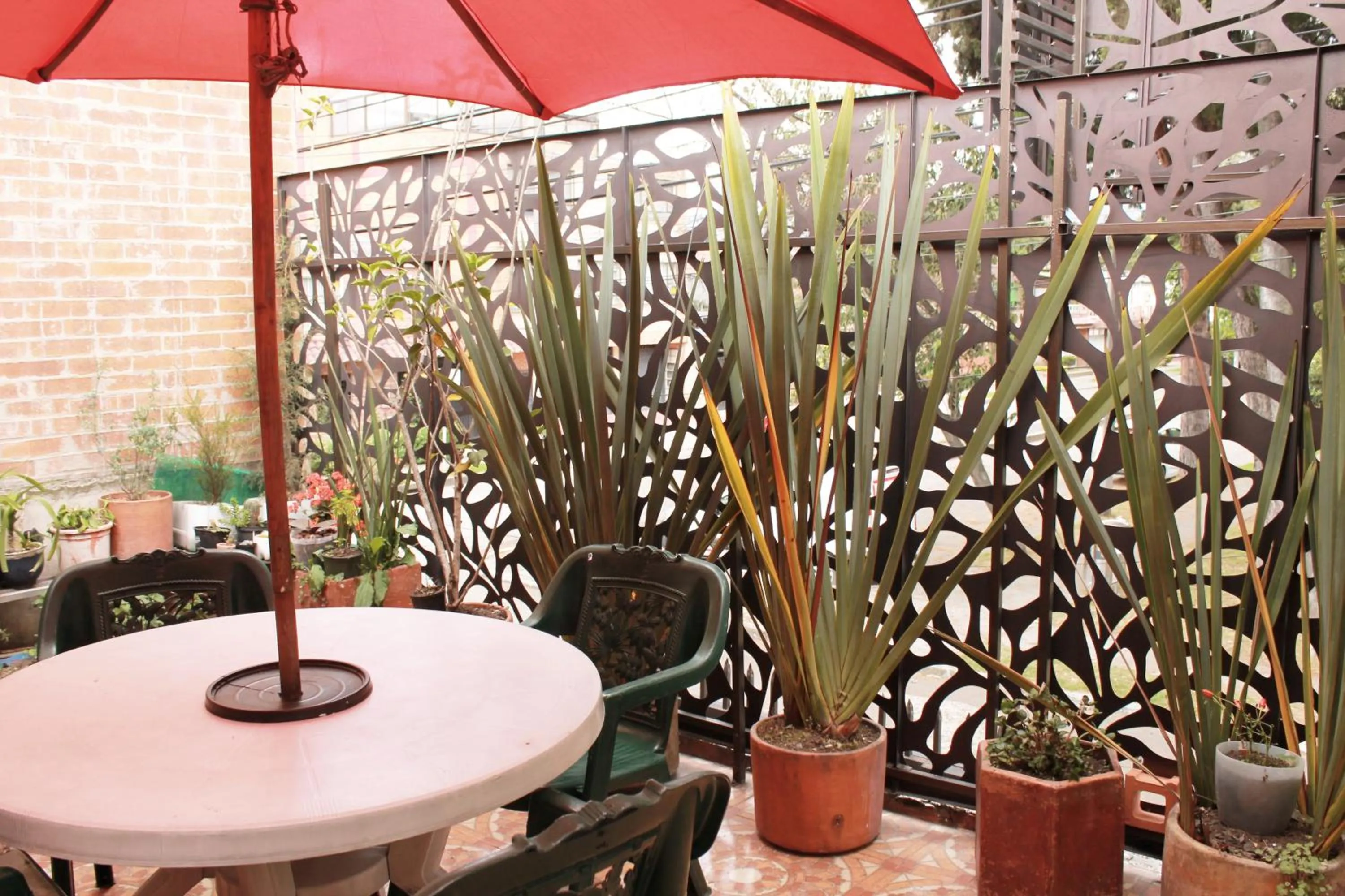 Garden view in Casa Posada Amelia