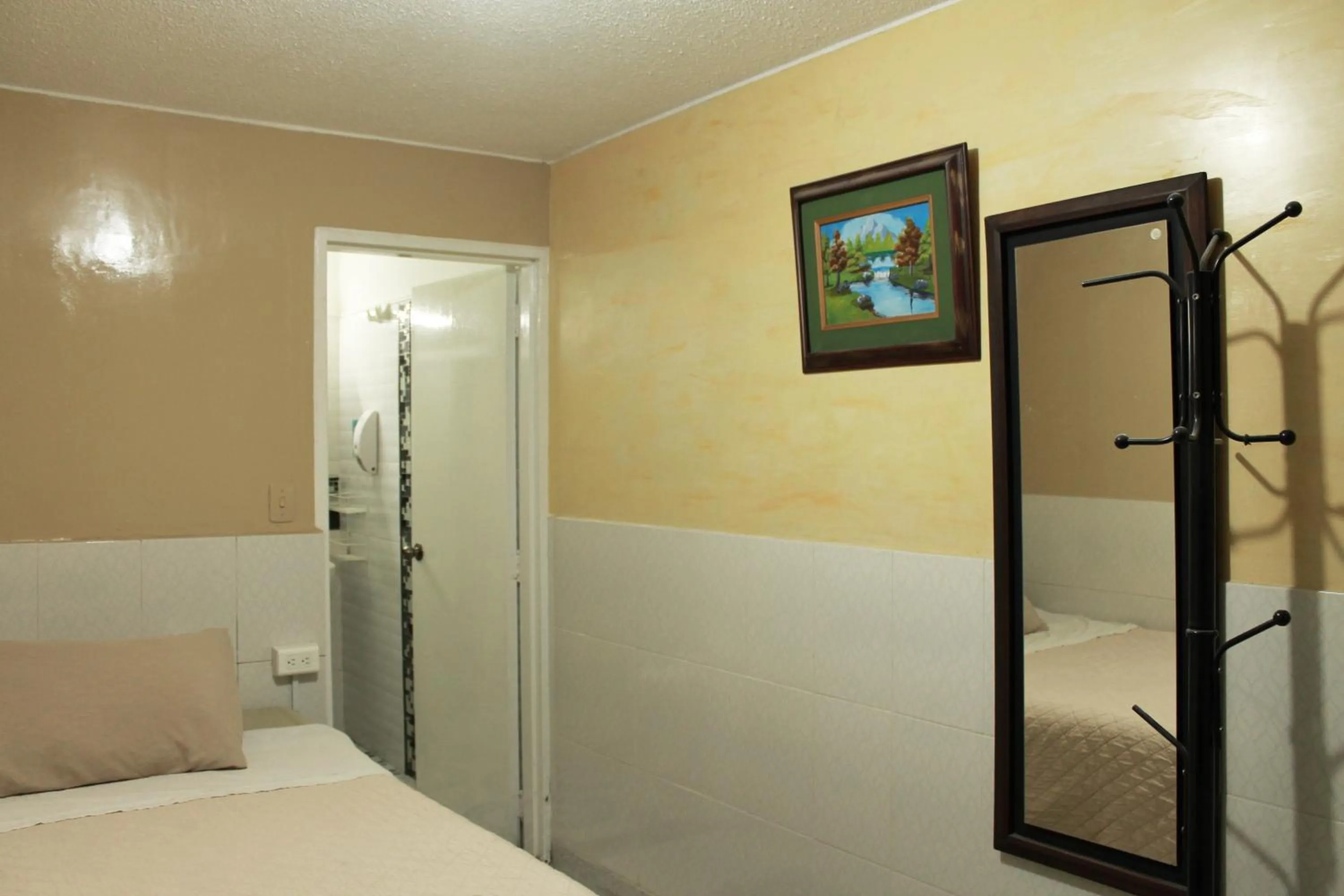 Bathroom, Bed in Casa Posada Amelia