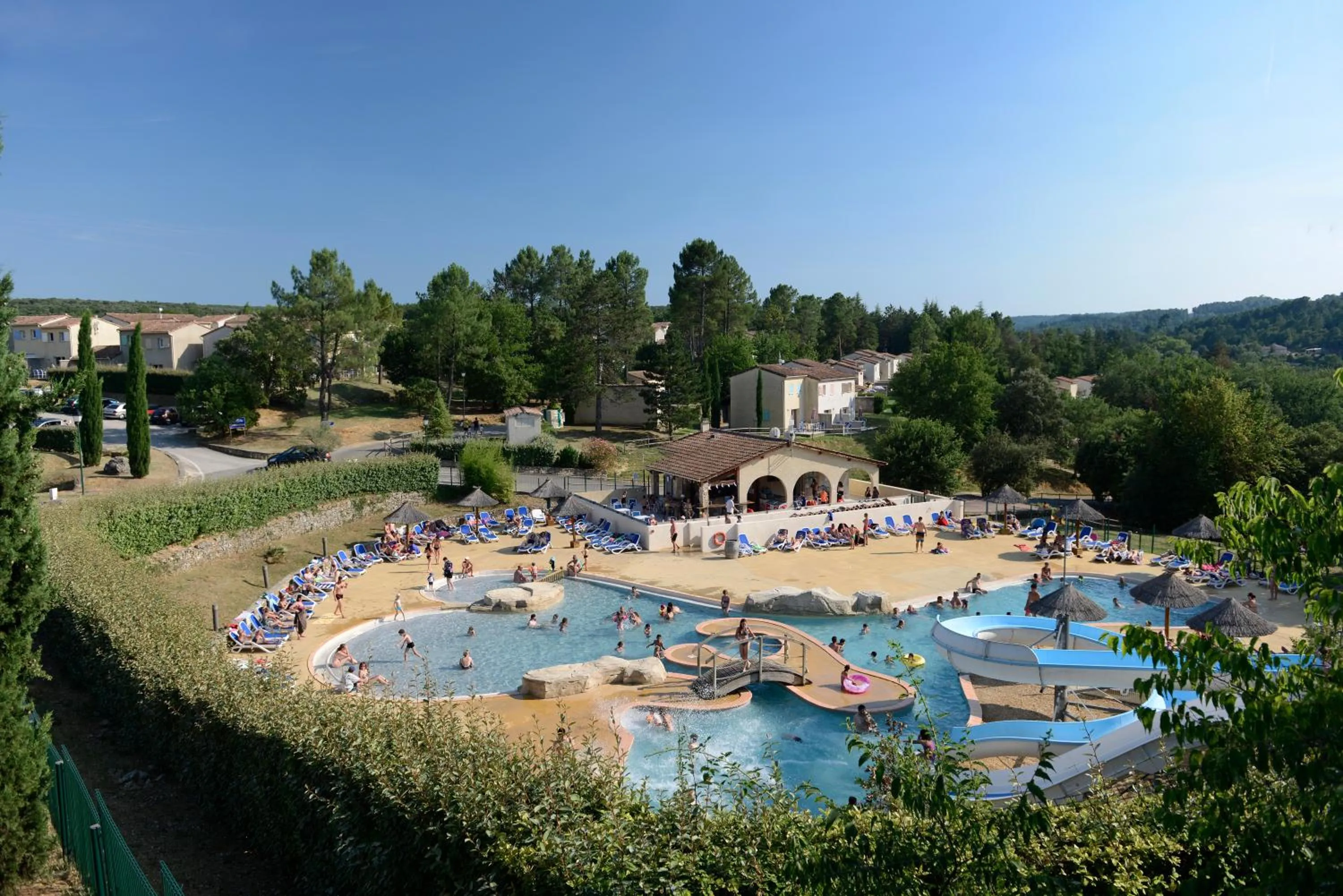 Bird's eye view in Résidence Odalys Les Hauts de Salavas