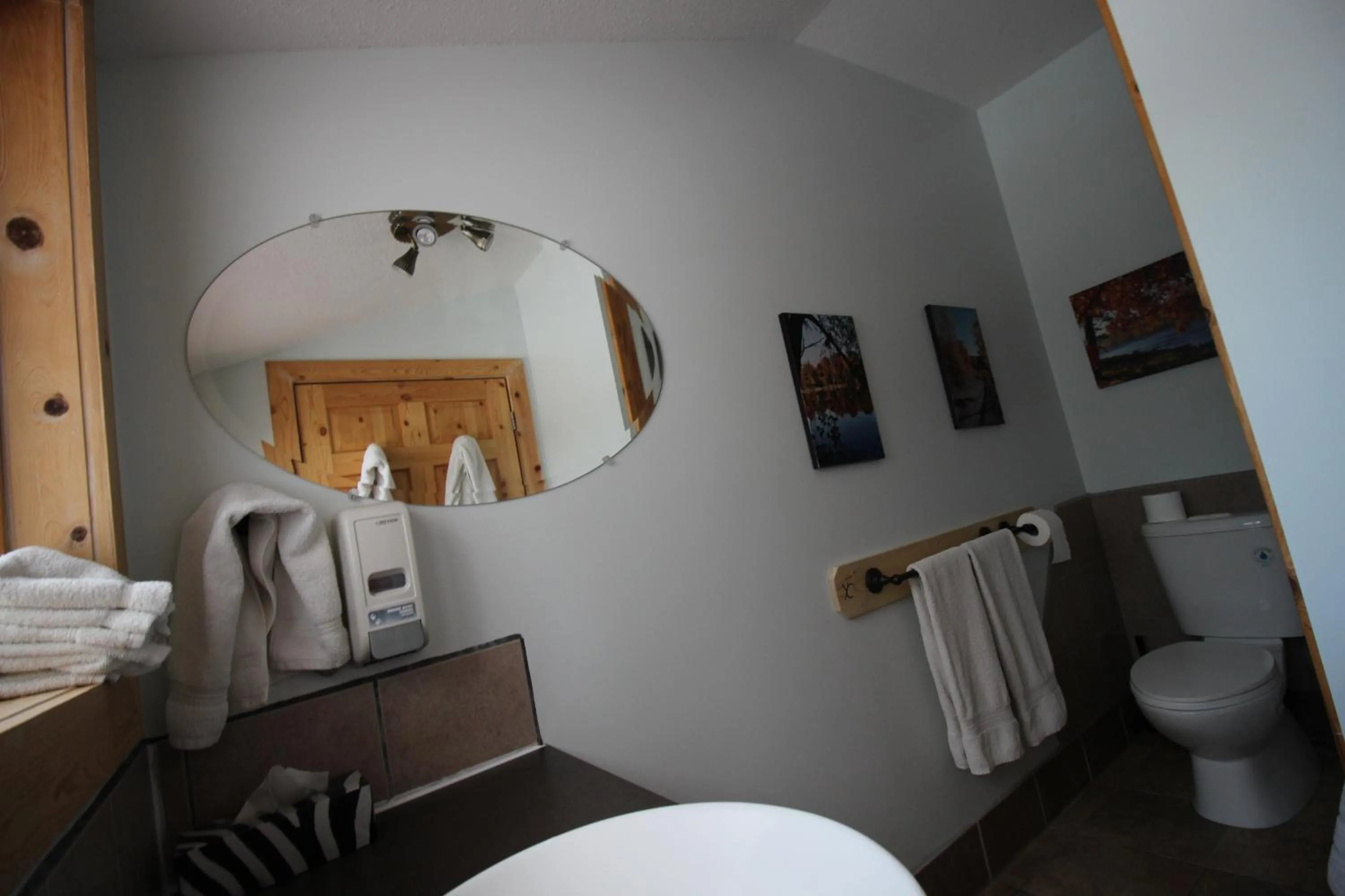 Toilet in York Creek Bed & Breakfast