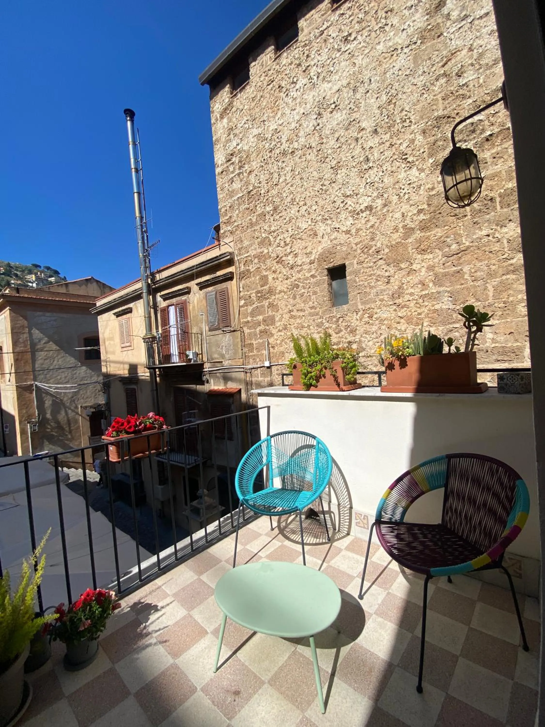 Balcony/Terrace in Torre's Camere & caffè