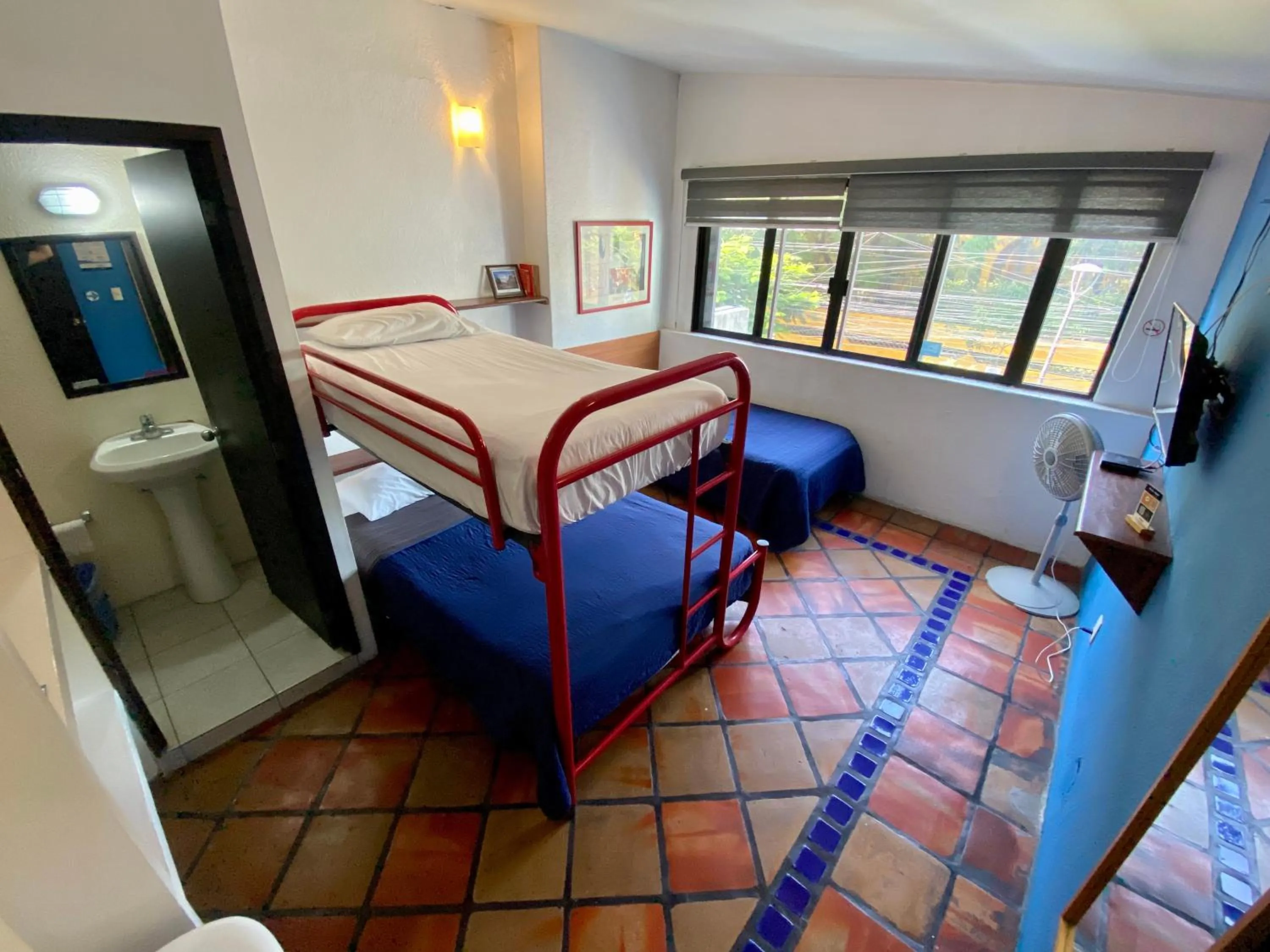 Bedroom, Bed in Hostel Hospedarte Chapultepec