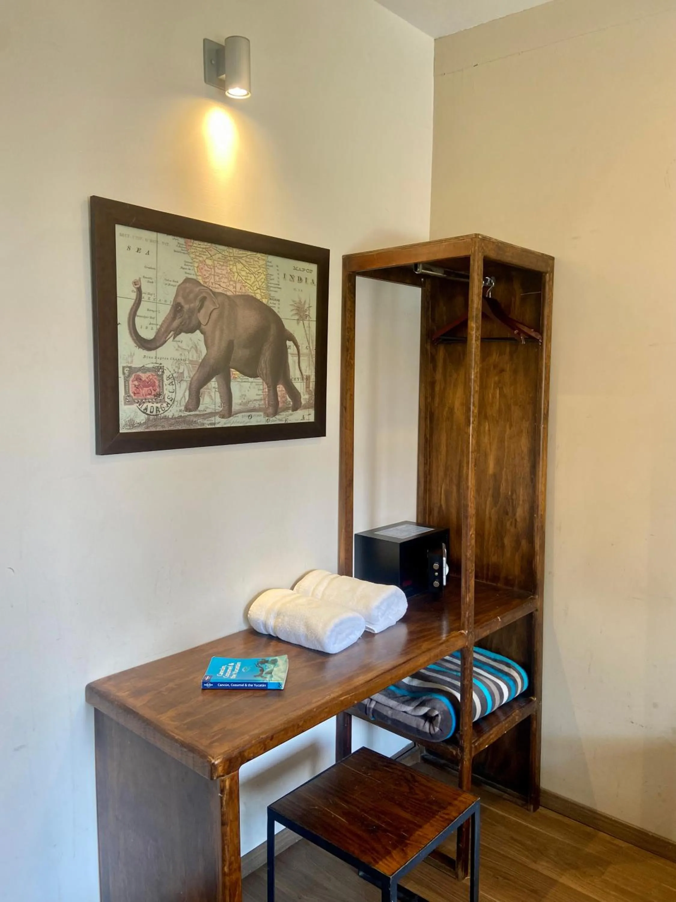 Decorative detail in Hostel Hospedarte Chapultepec