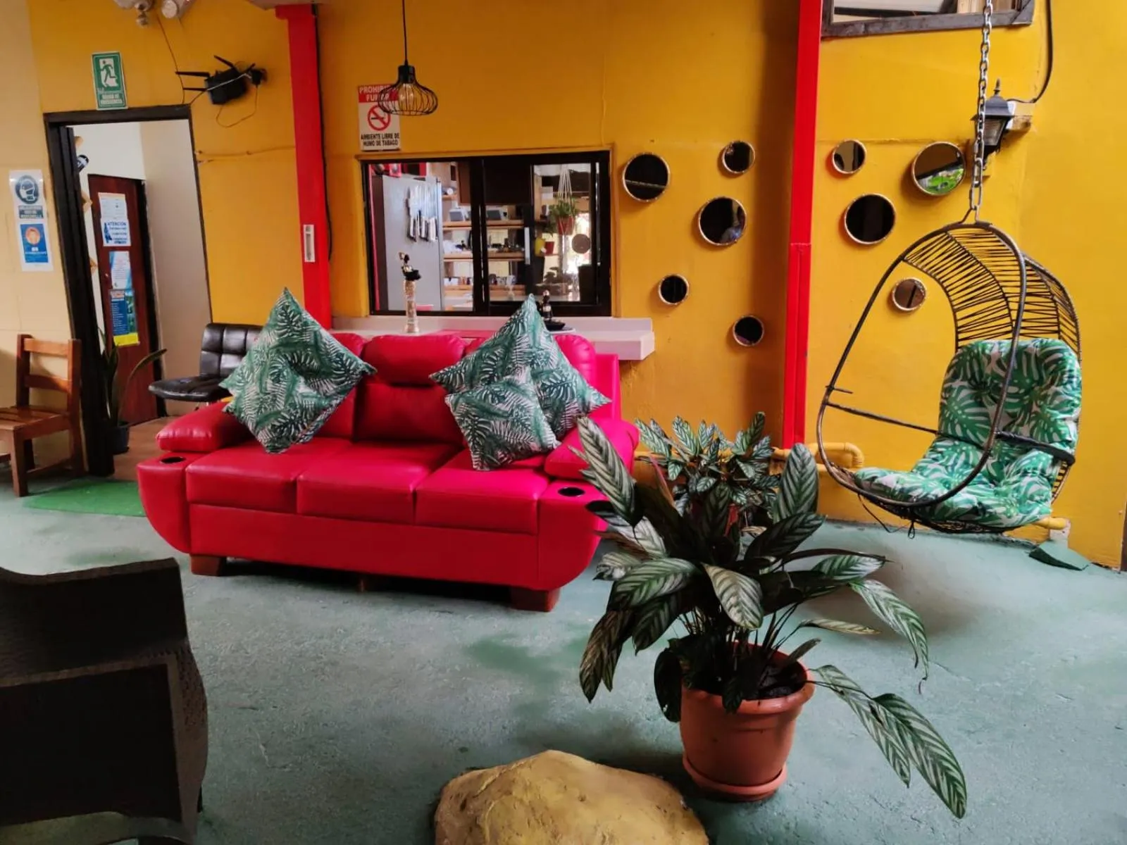 Patio in Cabinas El Pueblo B&B Monteverde