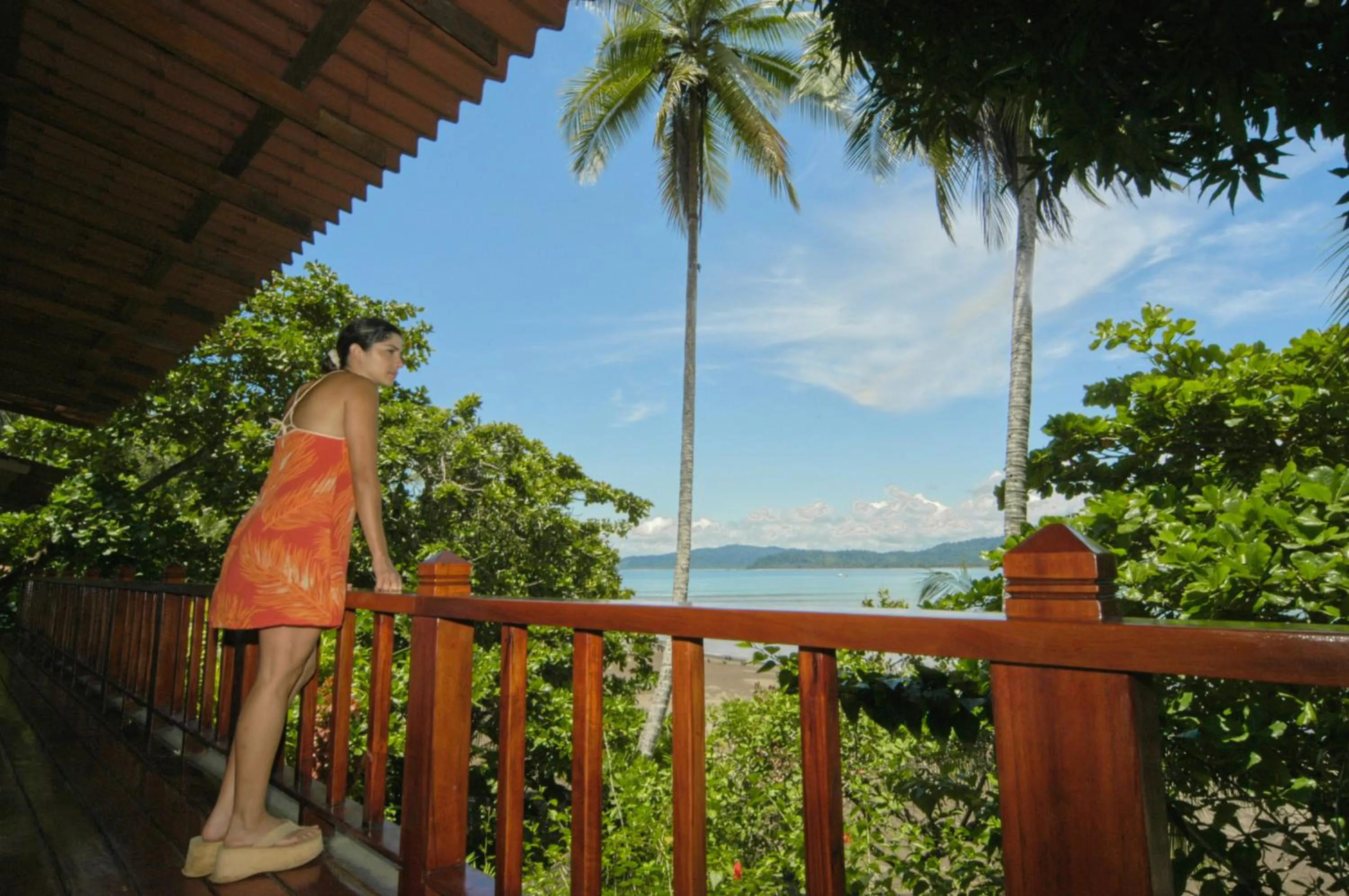 Balcony/Terrace in Hotel Jinetes de Osa