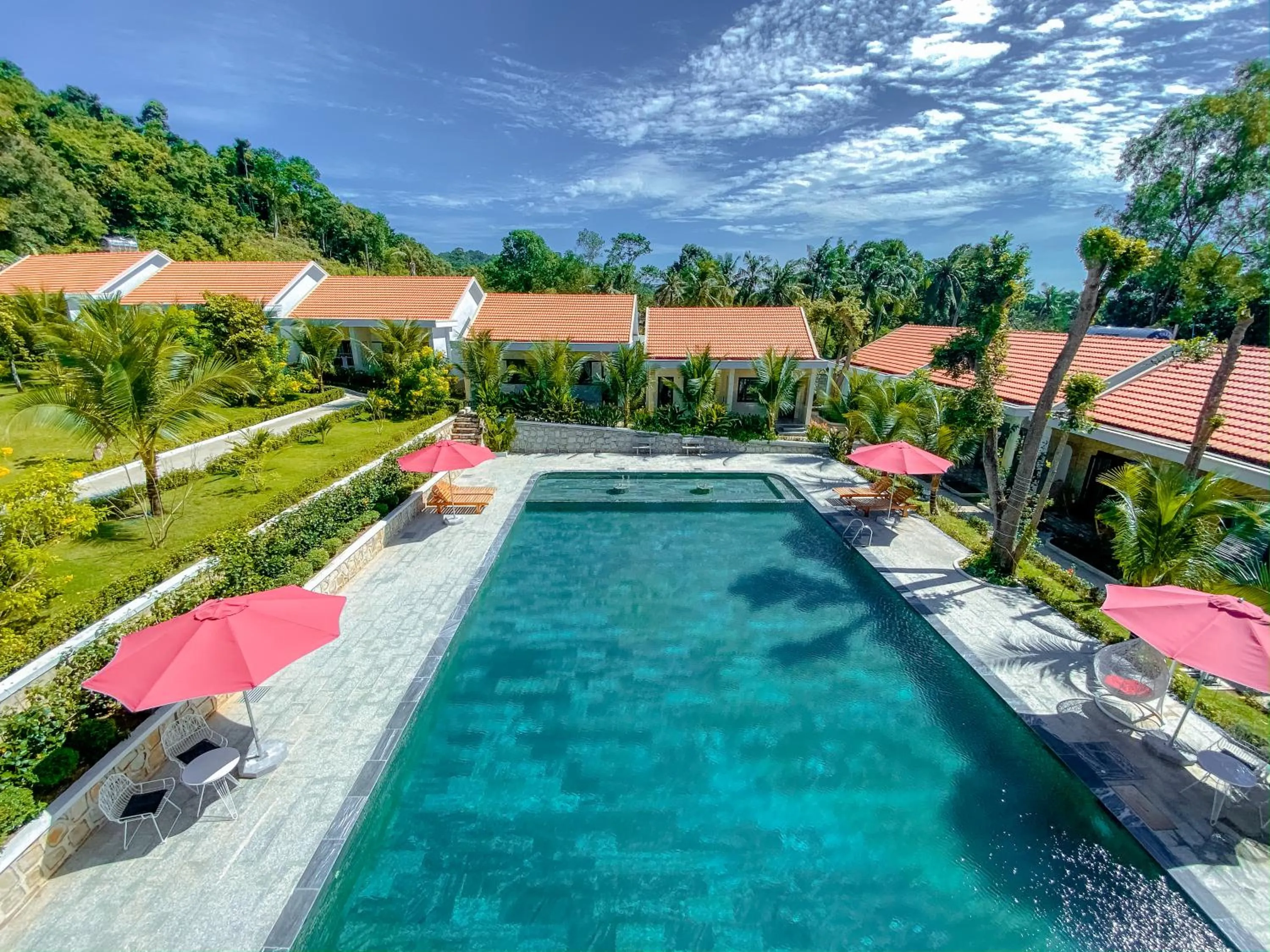 Garden view in Phu My Hung Bungalow