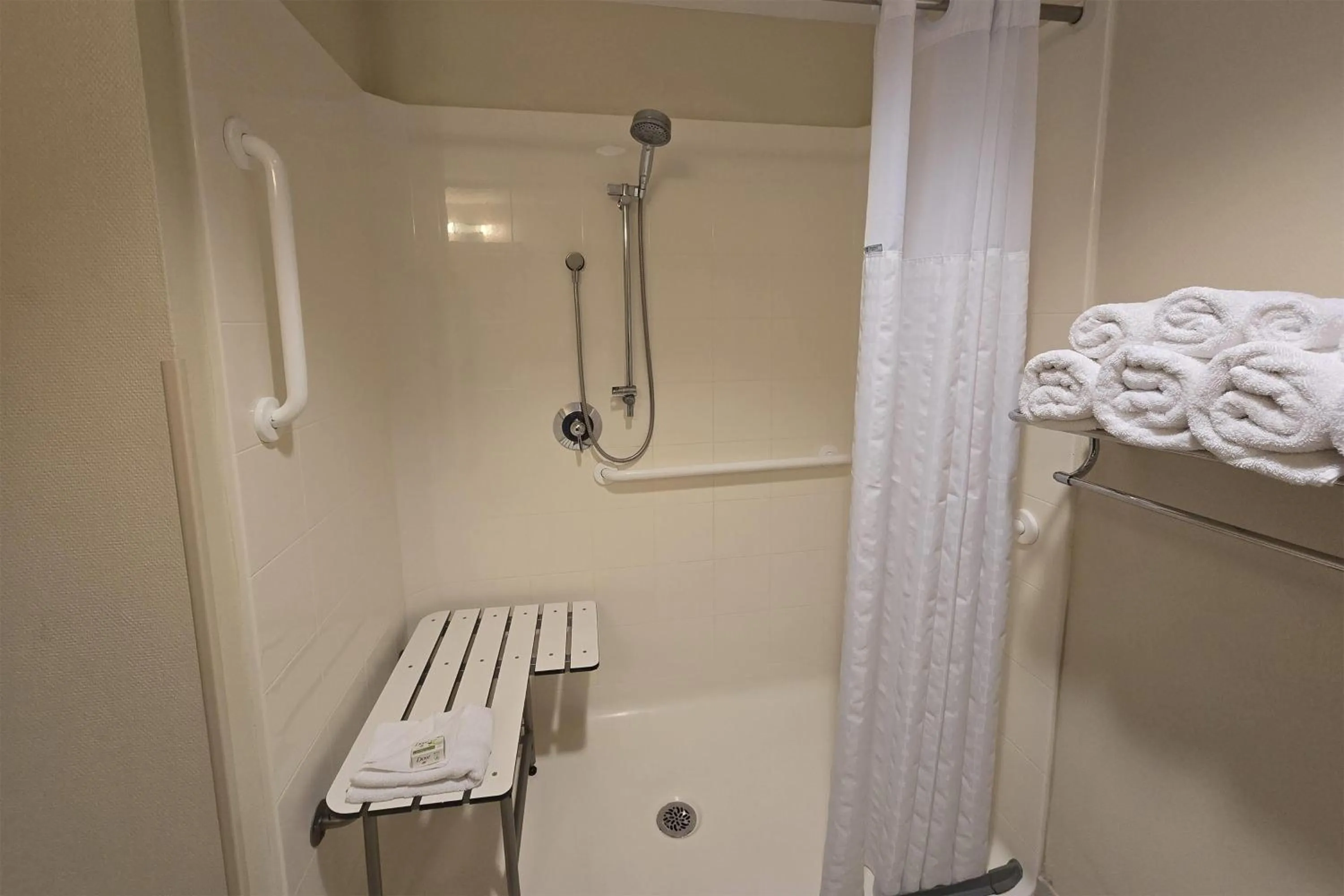 Bathroom in Ramada Plaza by Wyndham Orlando Resort & Suites Intl Drive - Newly Renovated!