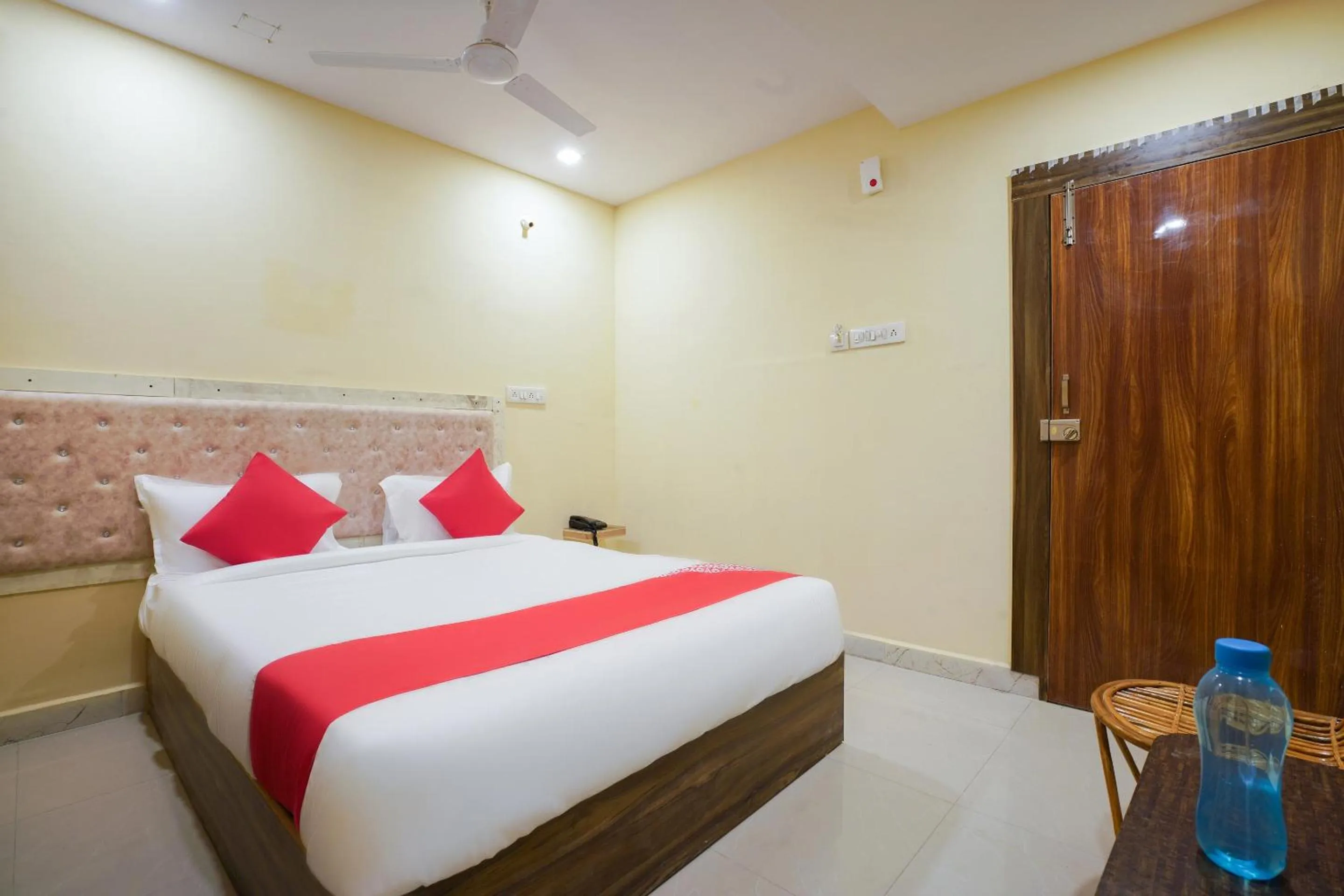 Bedroom, Bed in Hotel O R Square Stay Near LB Nagar Metro