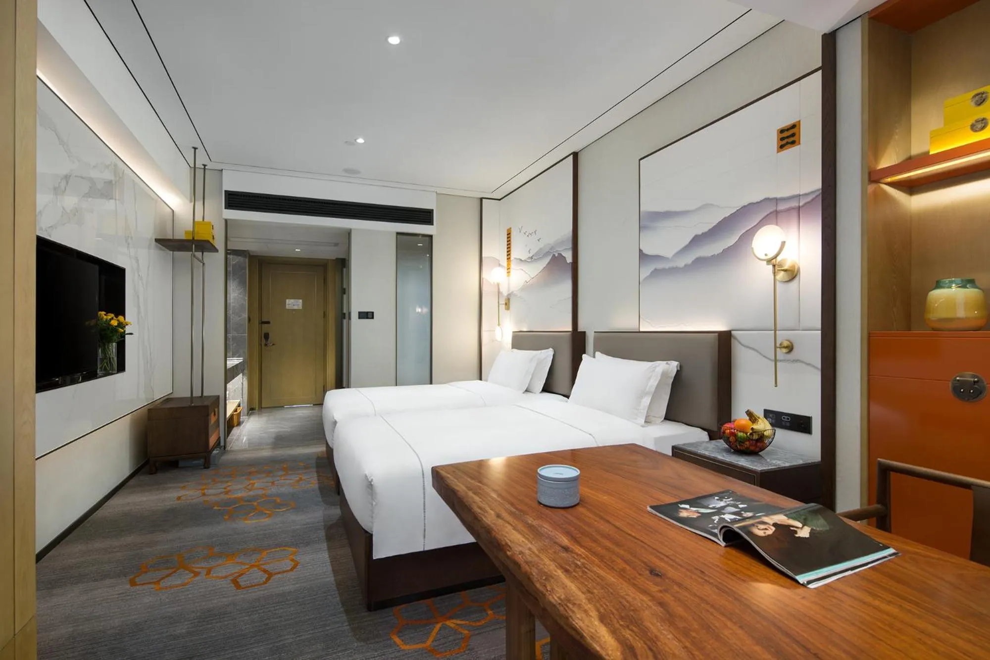 Bed in Ramada by Wyndham Changsha Wuguang