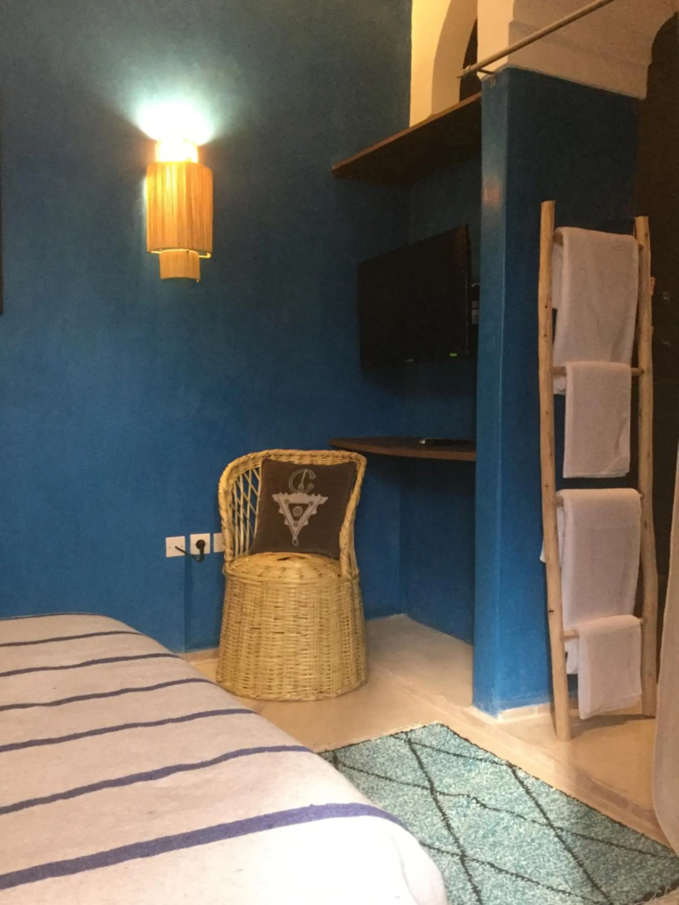 Bedroom, Bed in riad anrich