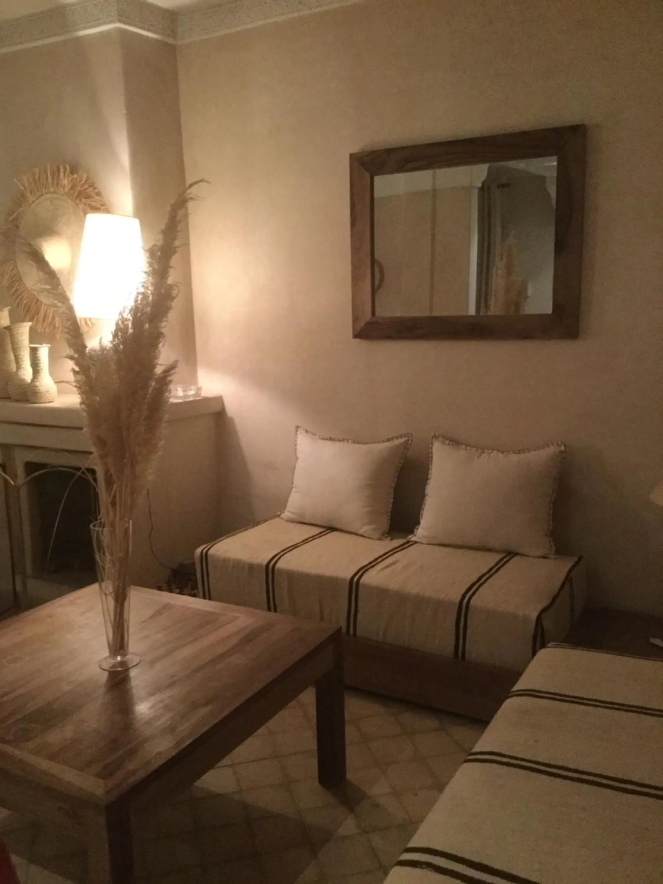 Living room in riad anrich