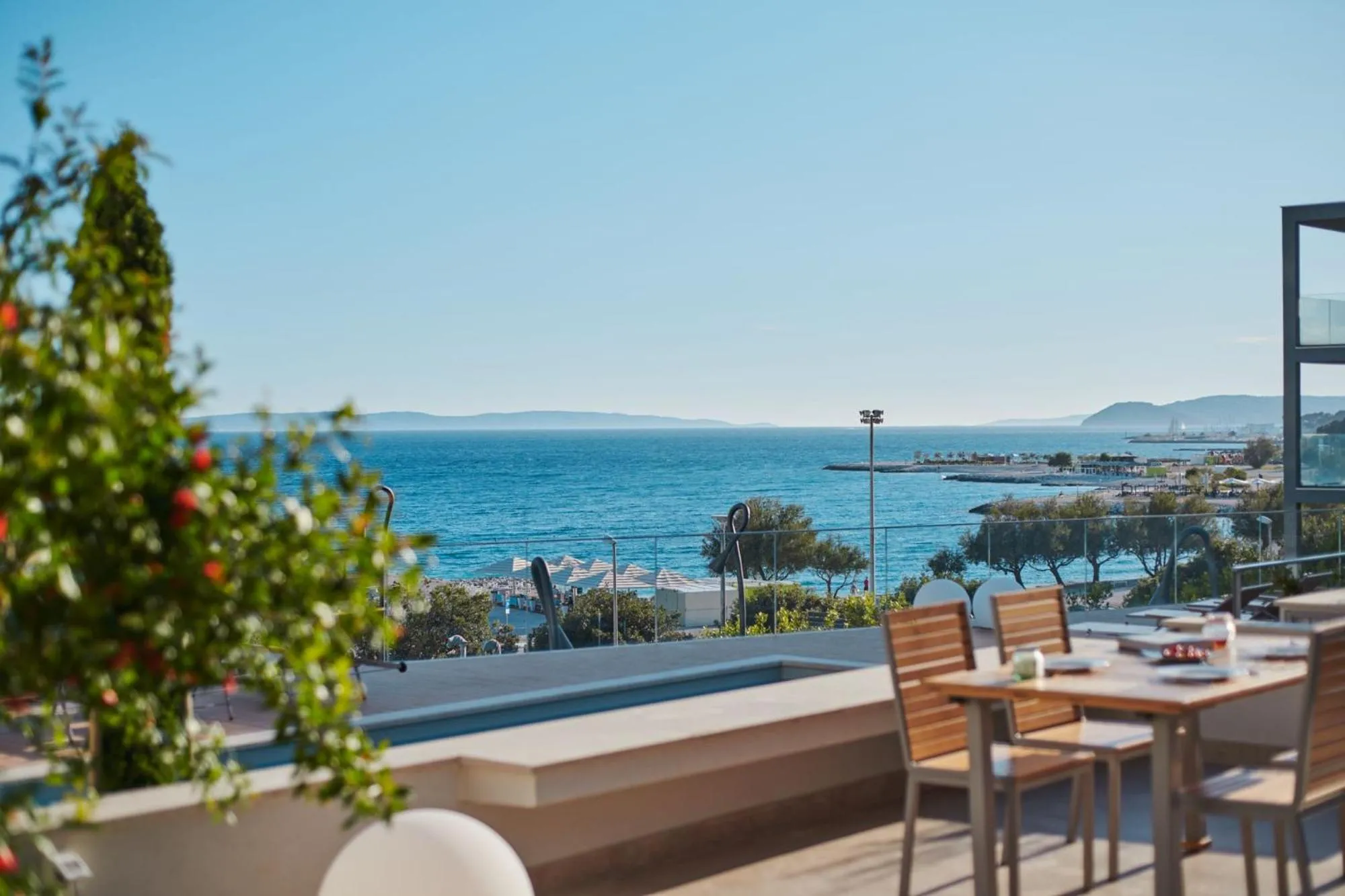 Sea view in Eol Apartments Split