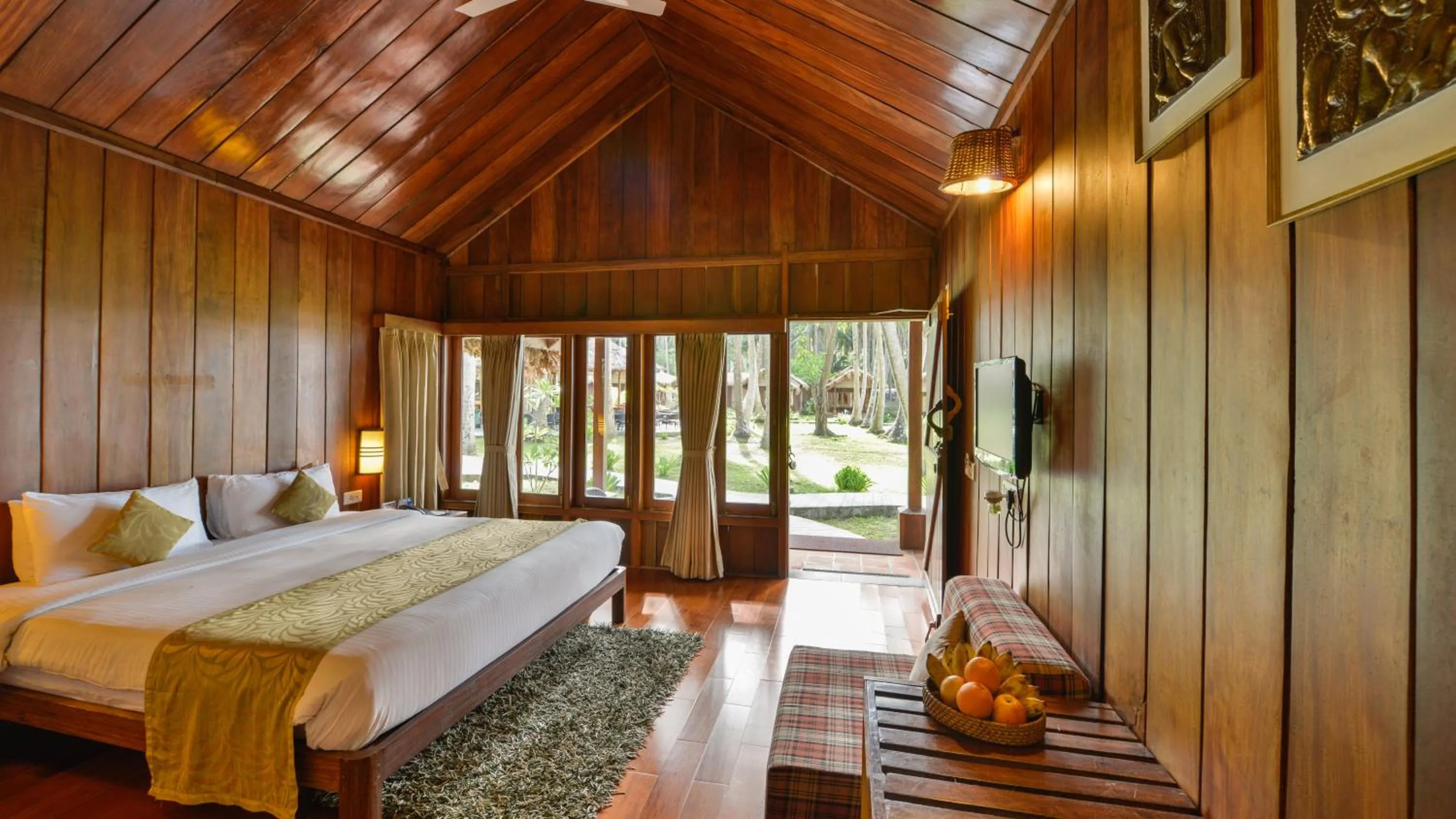 Bedroom, Bed in Sea Shell Resort & Spa, Havelock