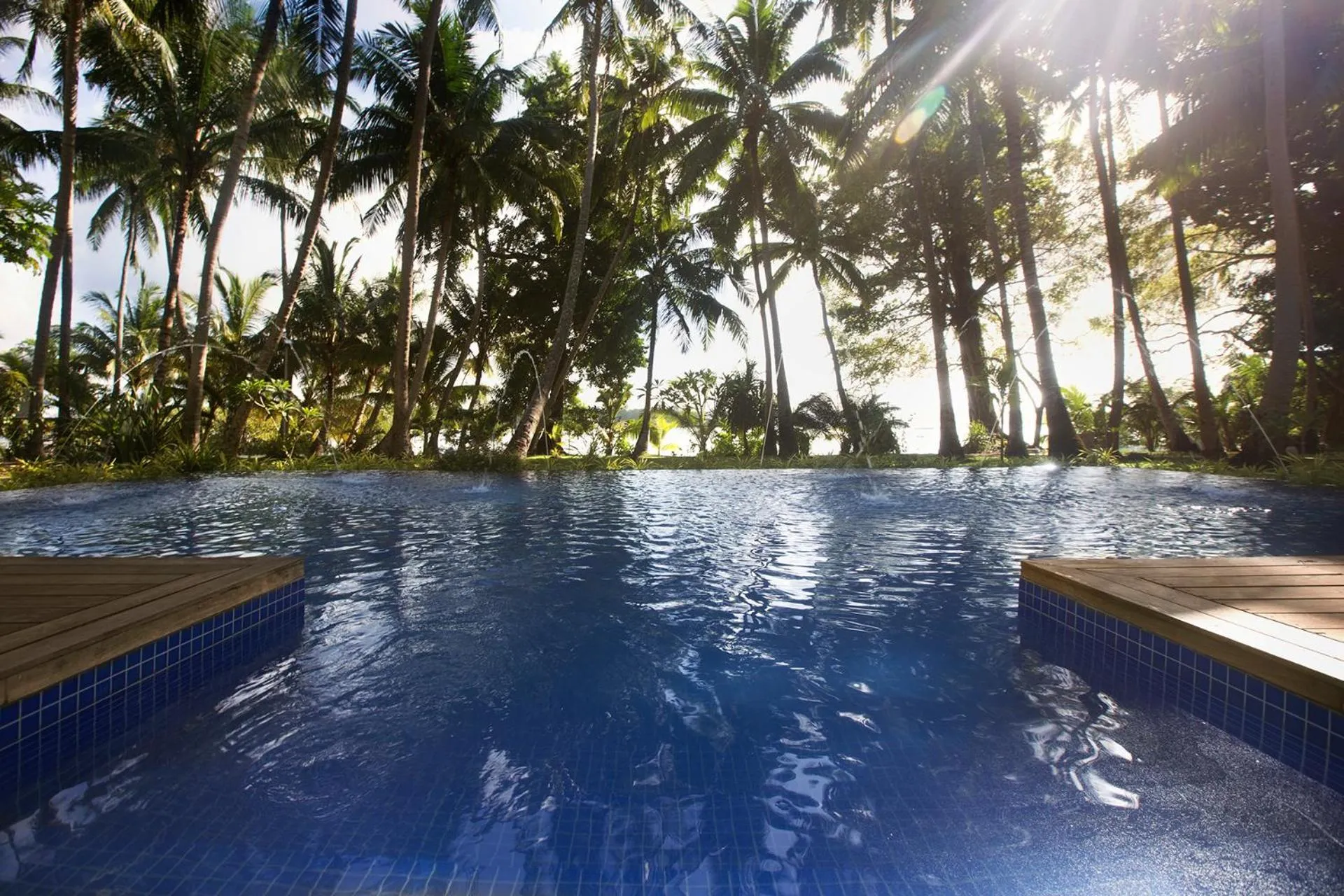 Swimming pool in Sea Shell Resort & Spa, Havelock