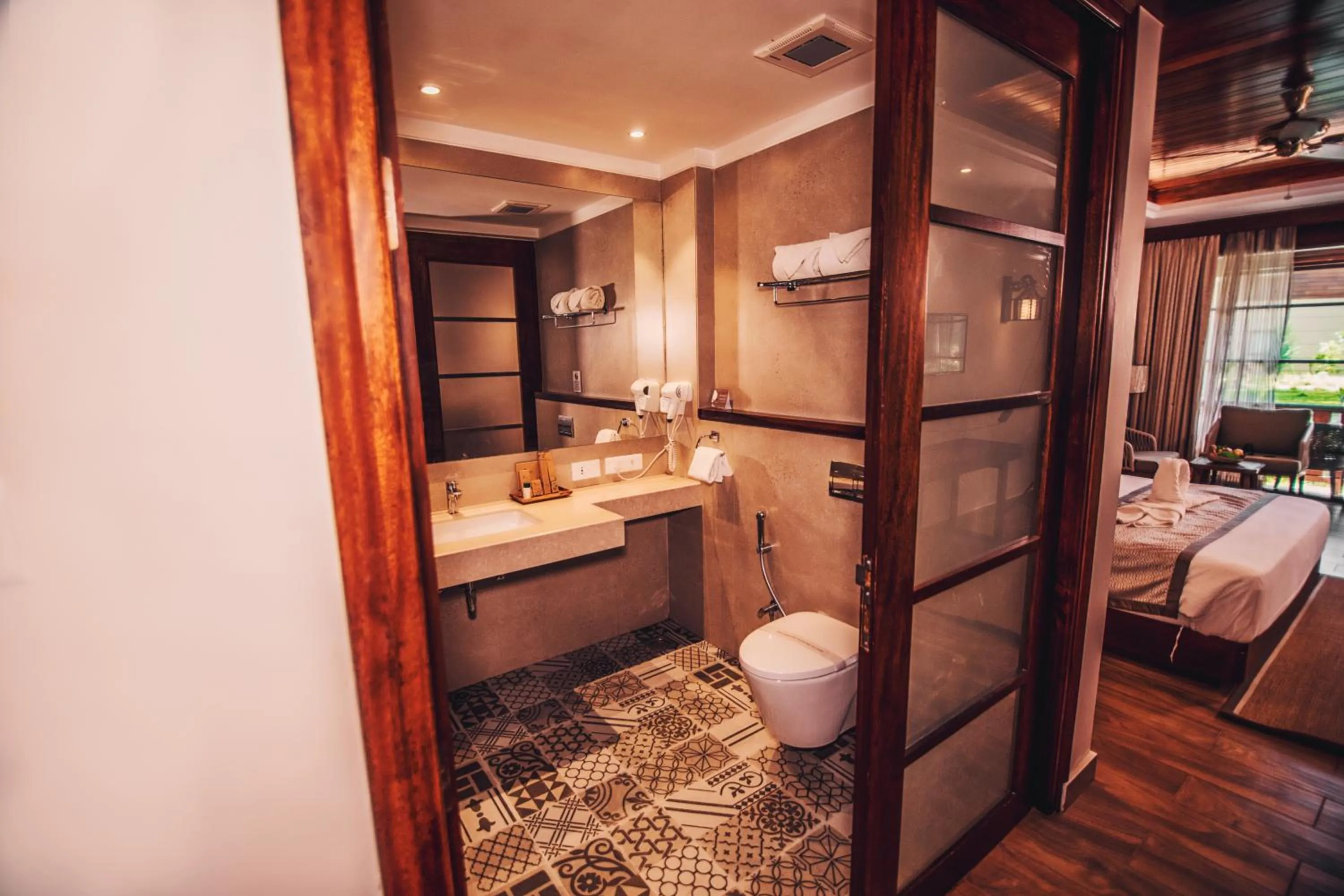 Bathroom in Sea Shell Resort & Spa, Havelock