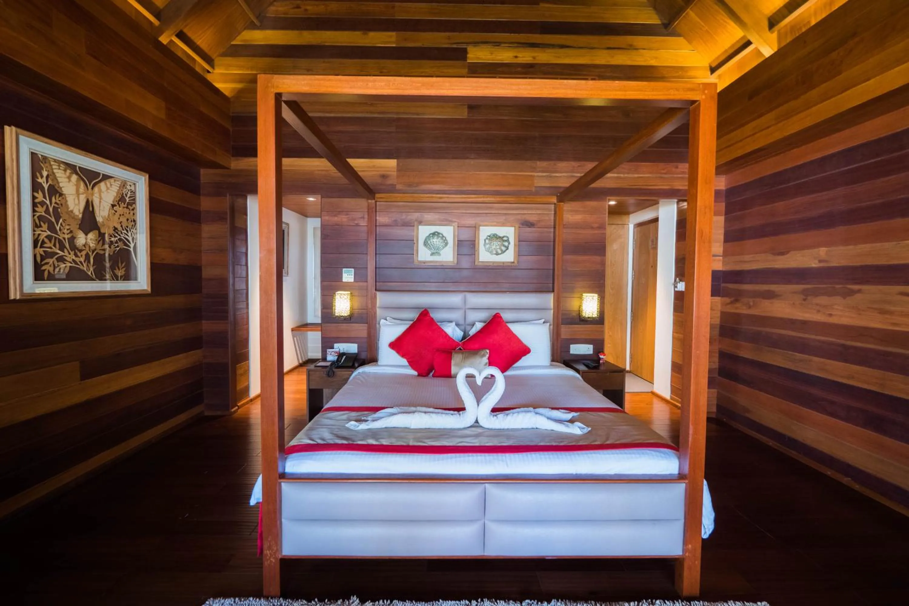 Bed in Sea Shell Resort & Spa, Havelock