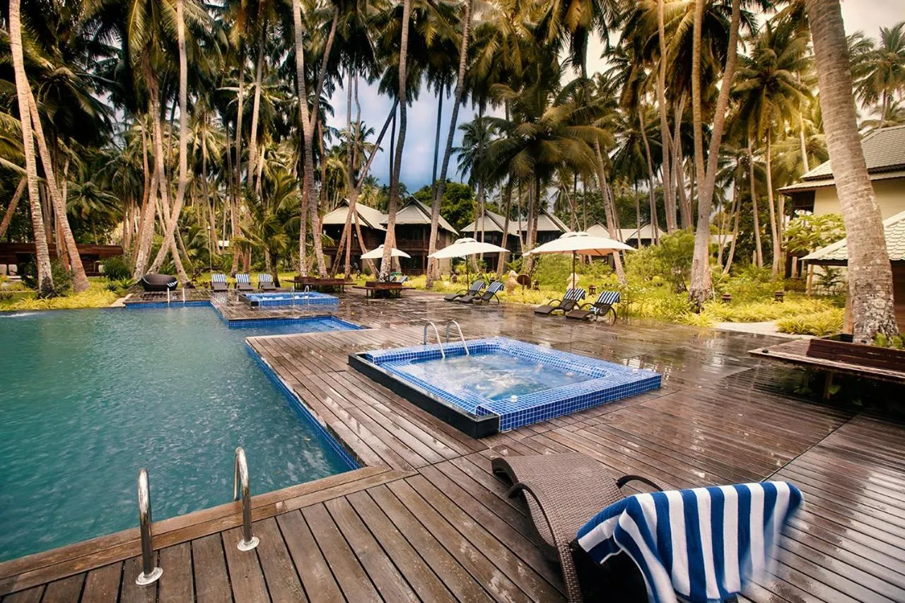 Swimming pool in Sea Shell Resort & Spa, Havelock