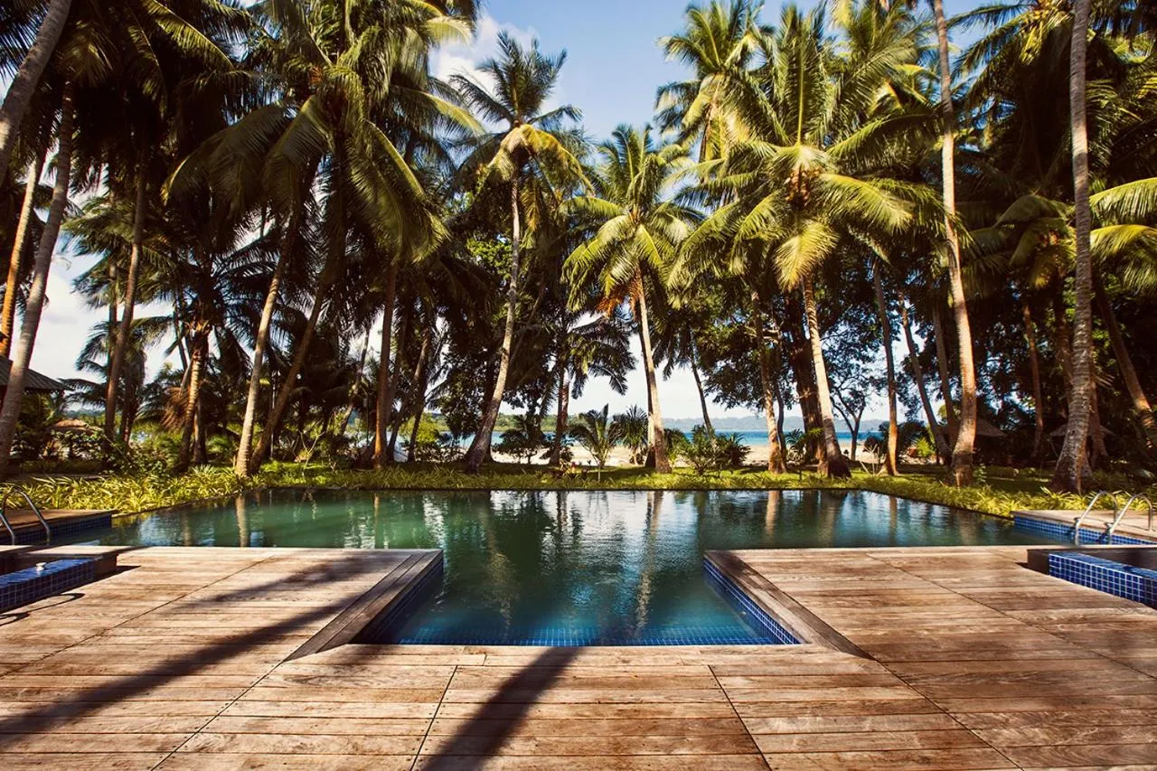 Swimming pool in Sea Shell Resort & Spa, Havelock