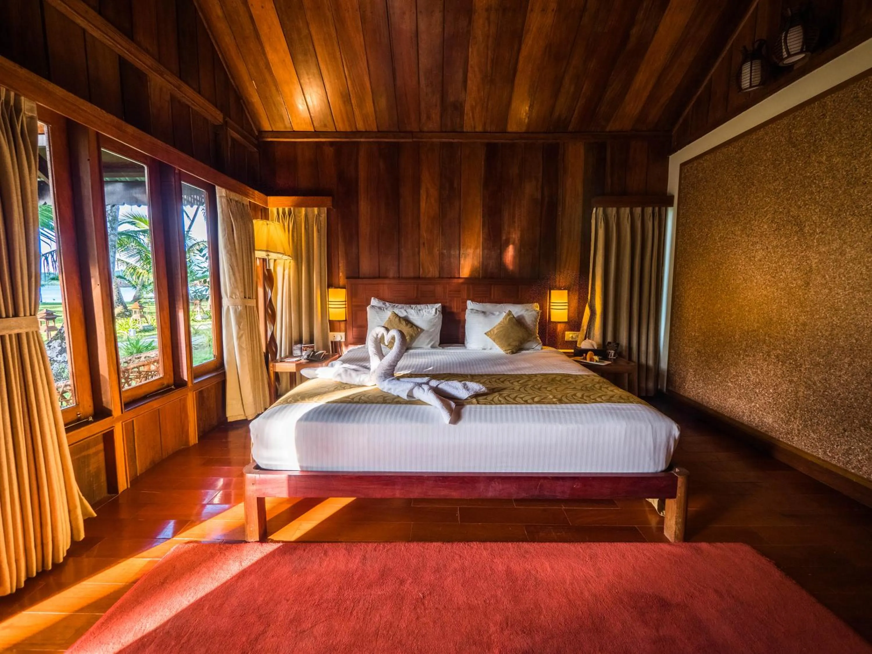 Bed in Sea Shell Resort & Spa, Havelock
