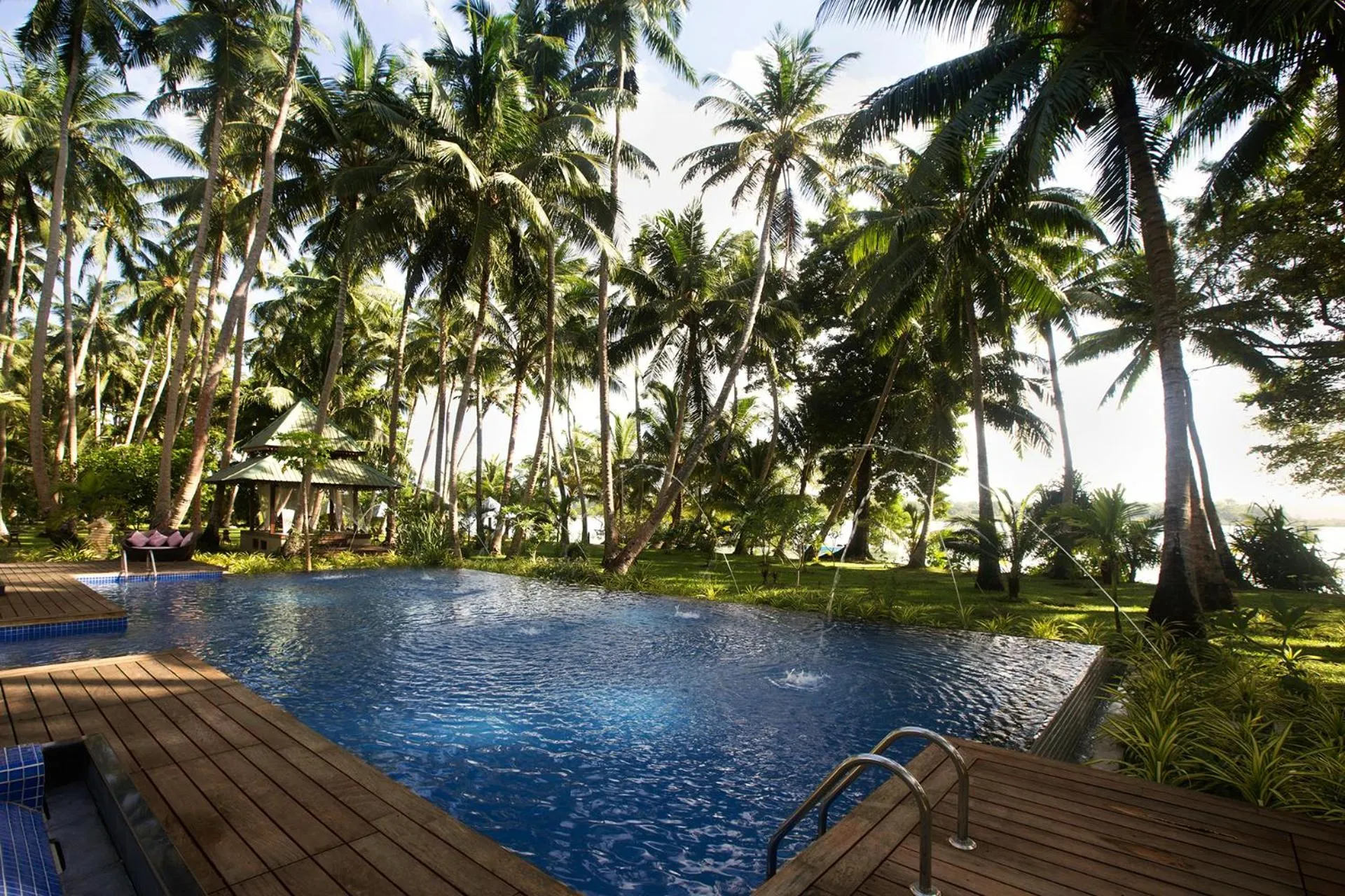 Swimming pool in Sea Shell Resort & Spa, Havelock
