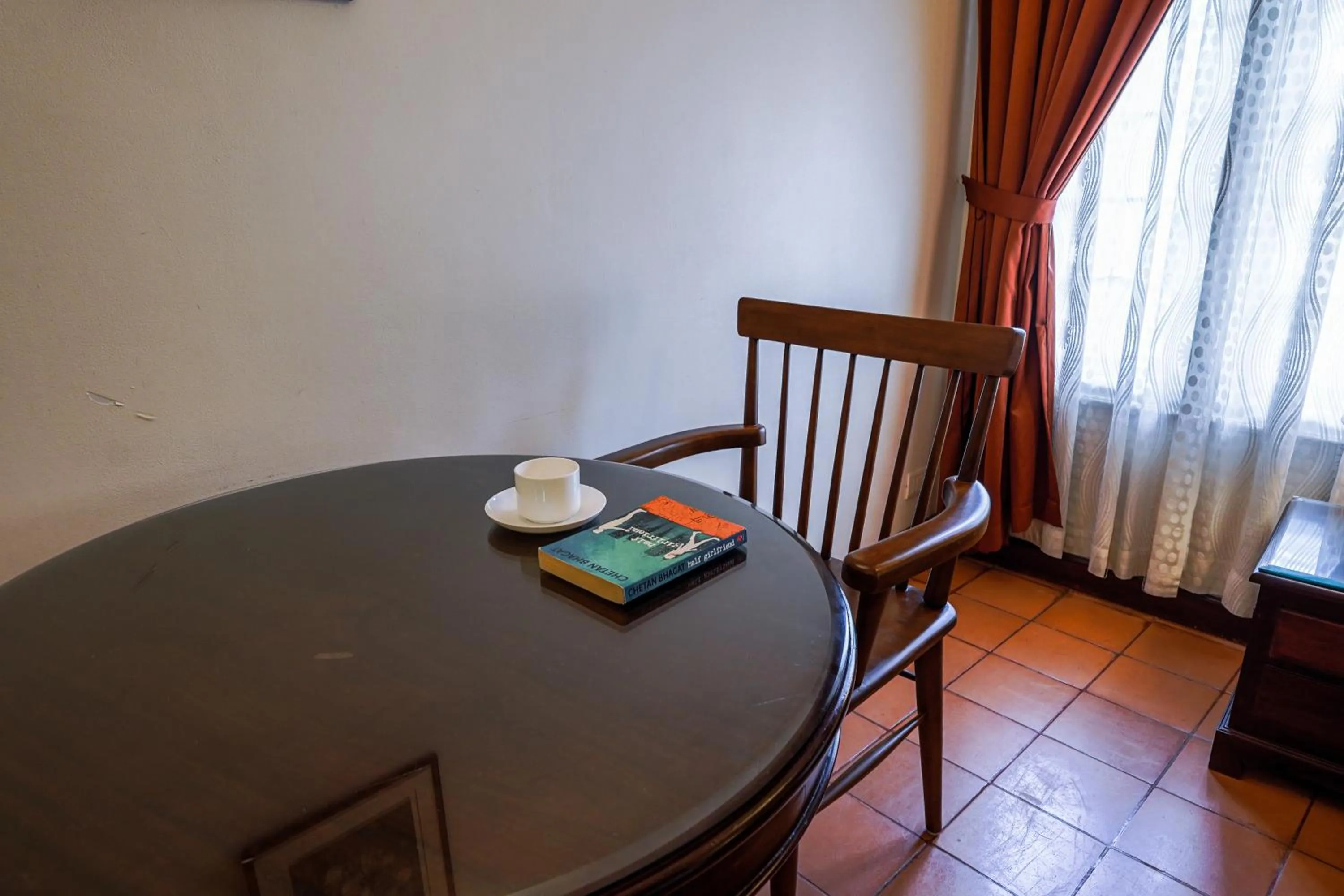 Seating area in Hotel Arches