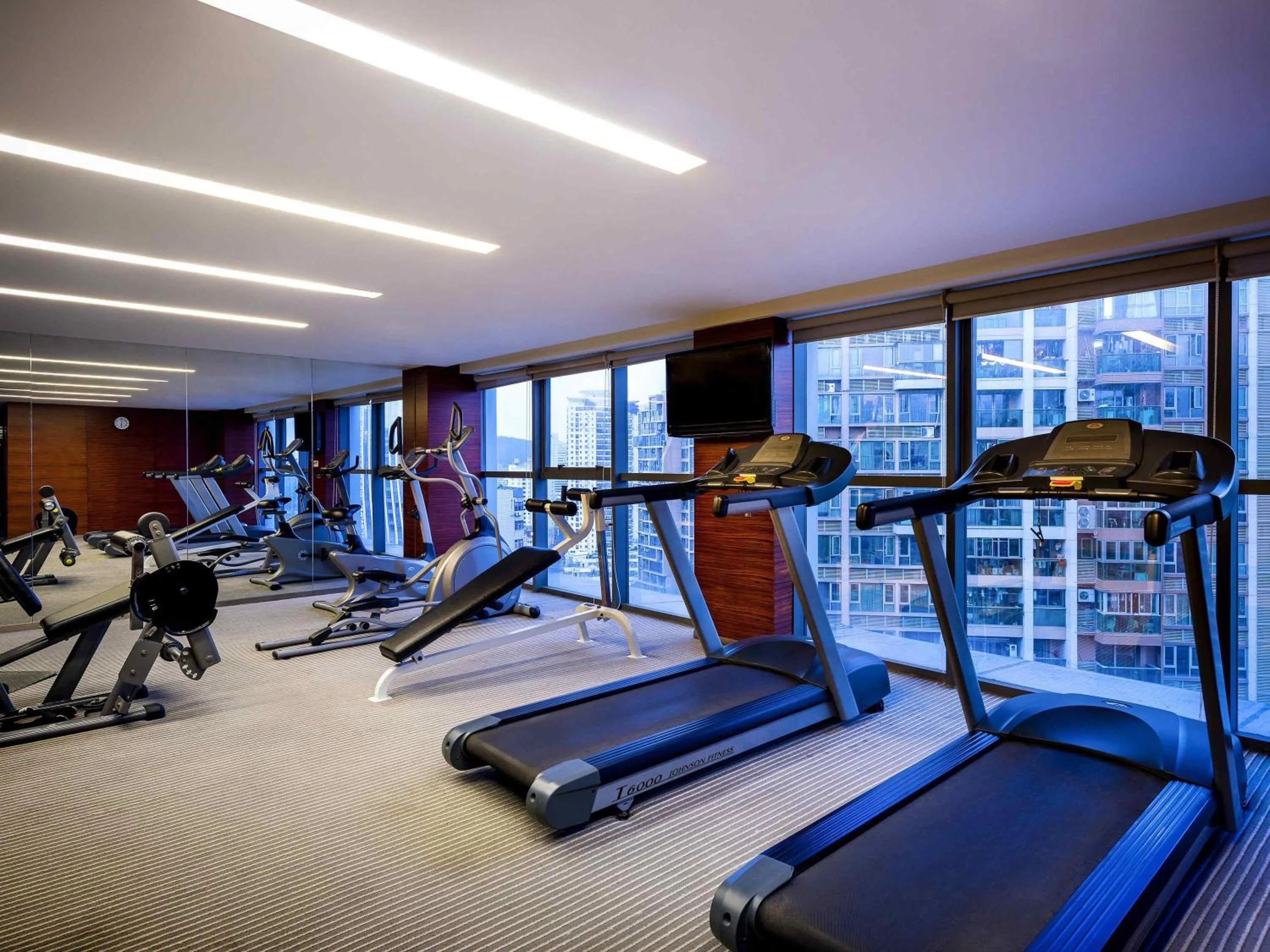 Fitness centre/facilities in Grand Mercure Xiamen Downtown-Free Welcome Fruit & Metro Station