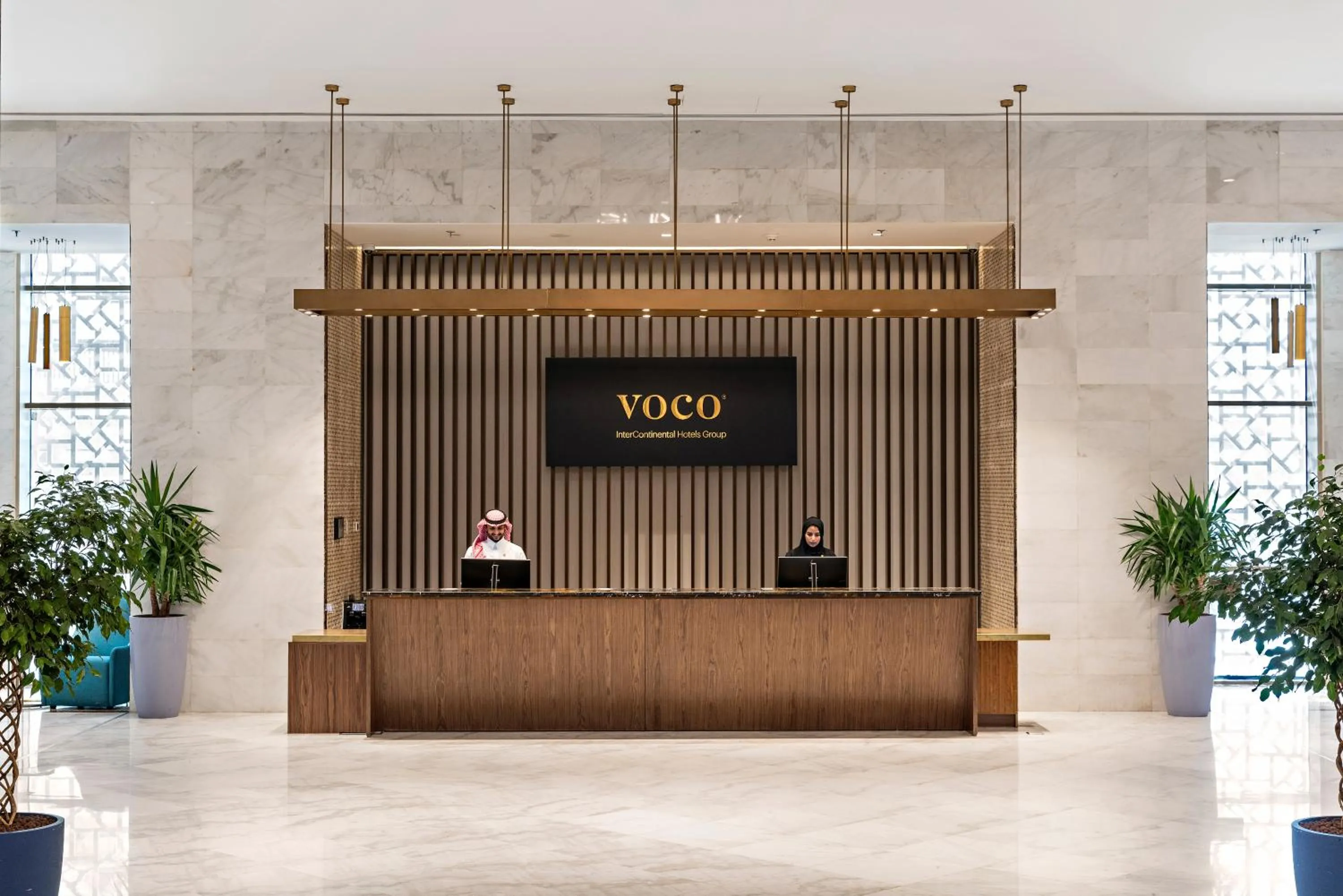 Lobby or reception in voco Makkah an IHG Hotel