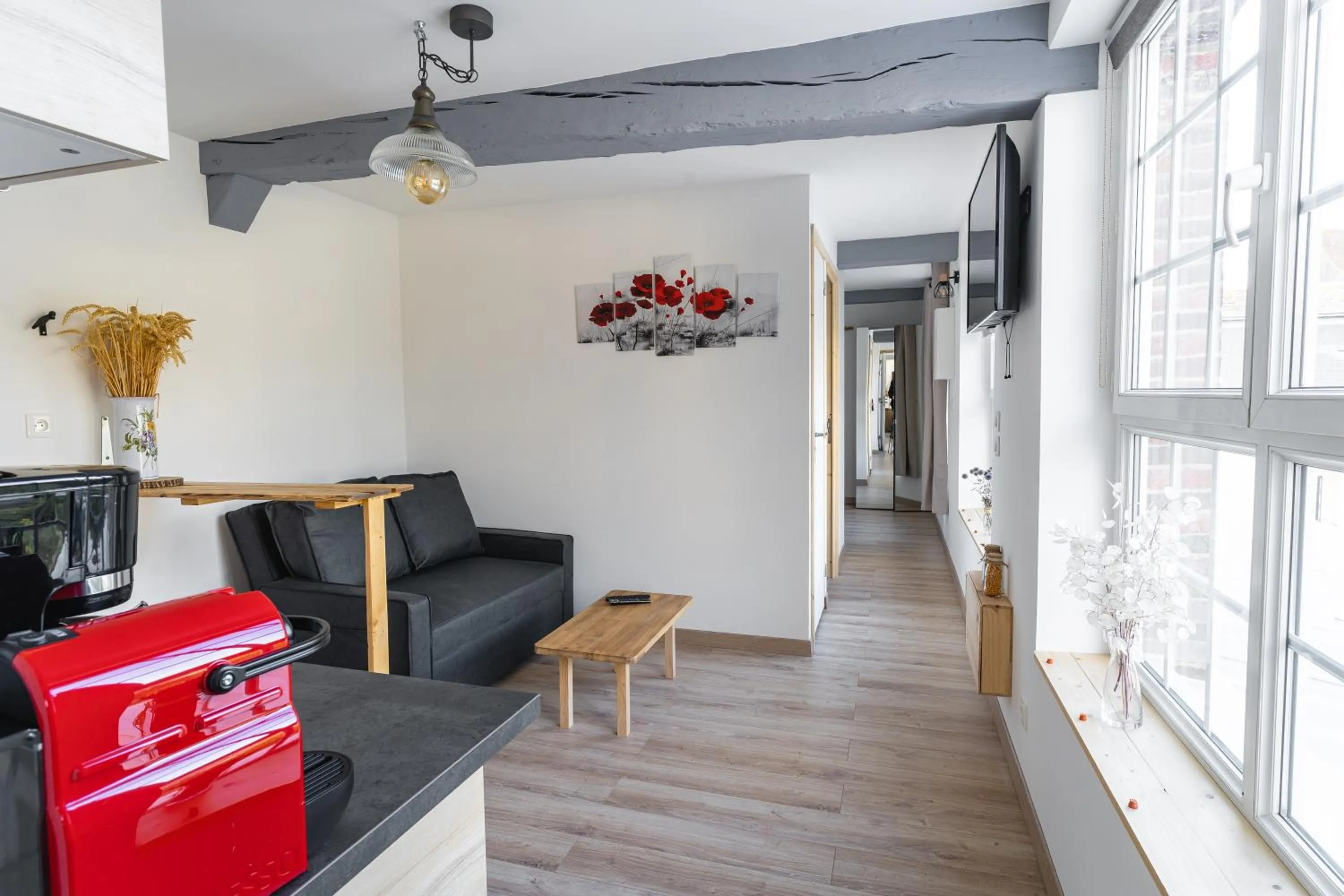 Living room in La Dimiere - Le Postel - Appartements de standing en hyper-centre - Louviers