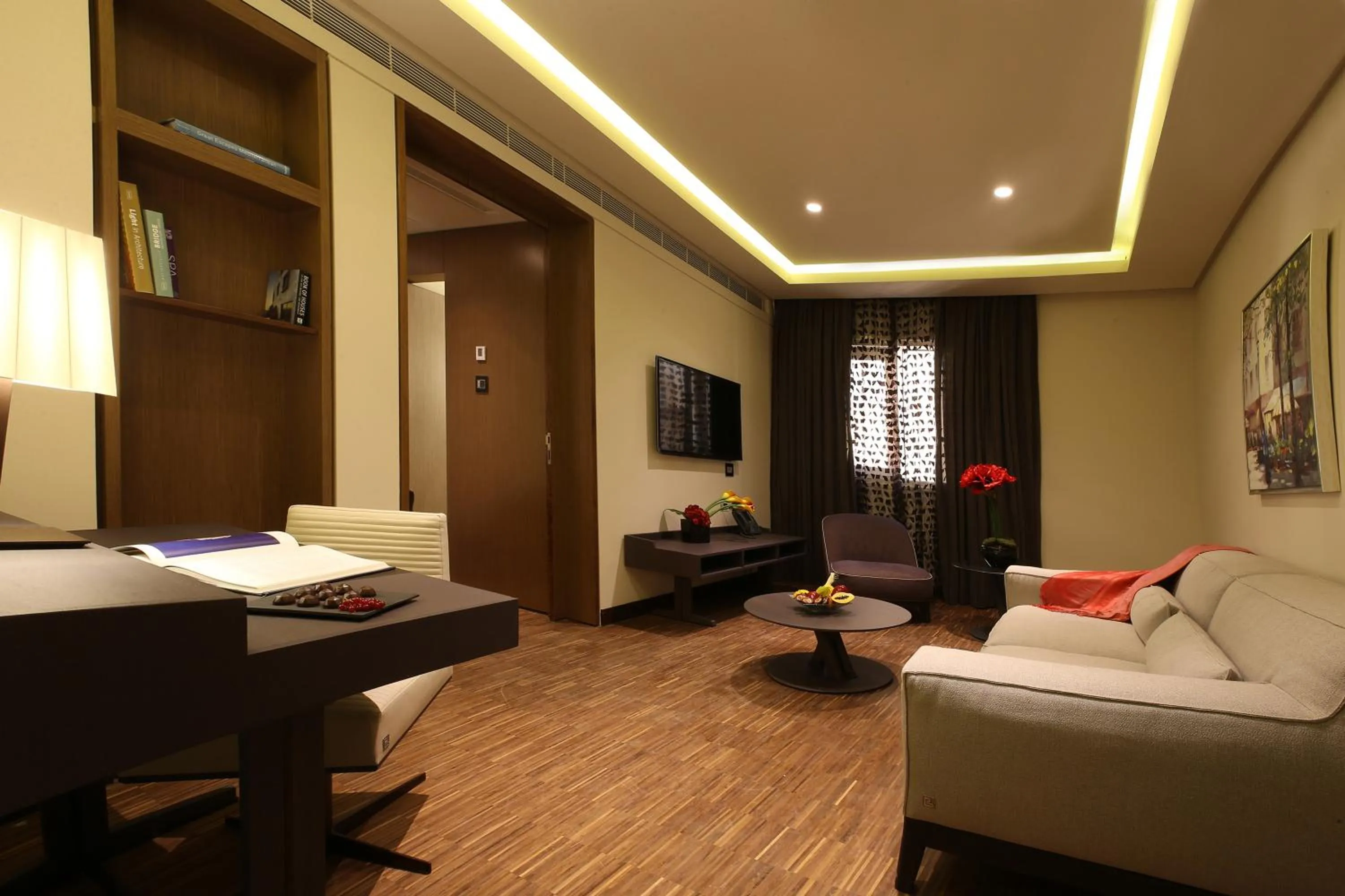 Living room in Lancaster Plaza Beirut