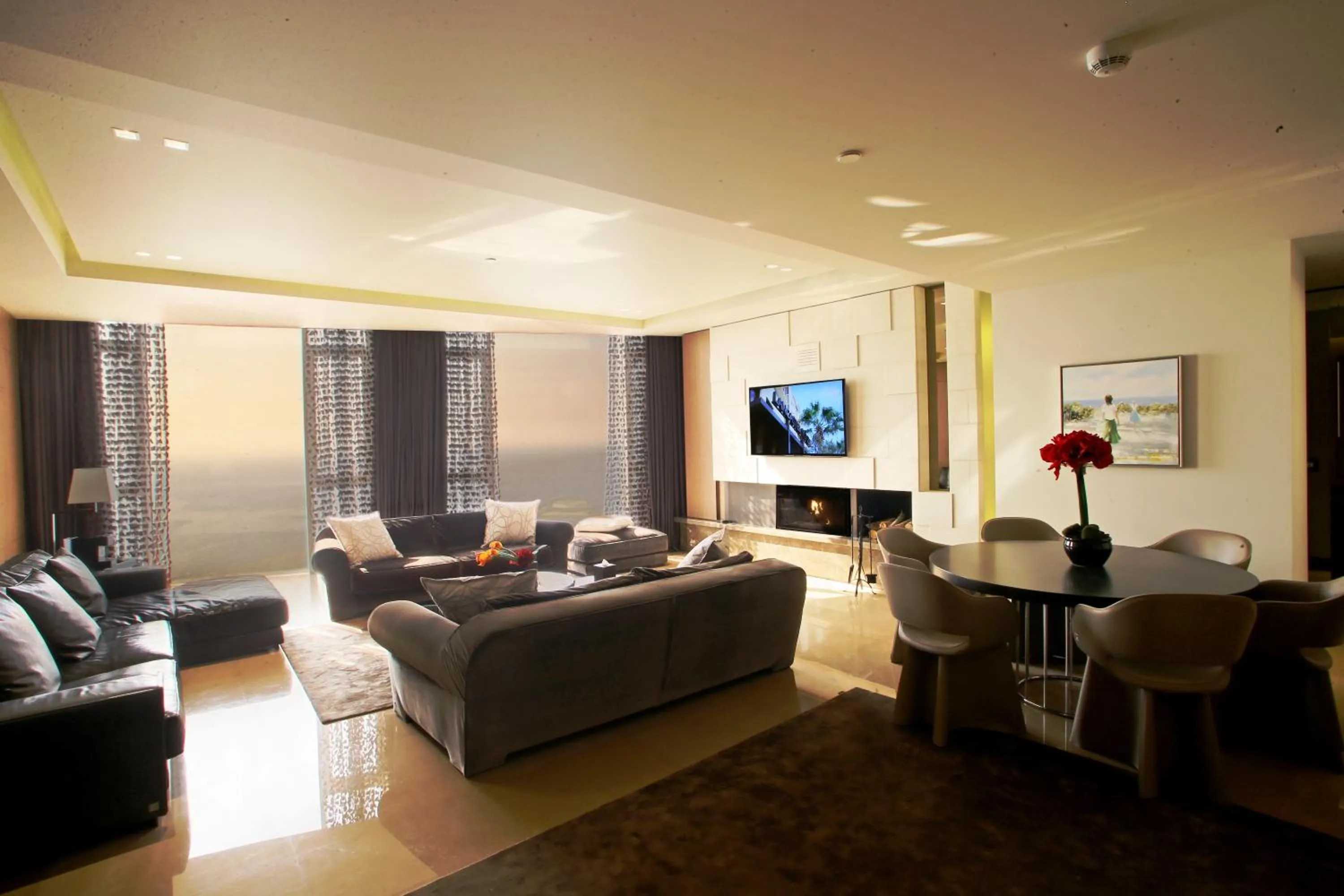Living room in Lancaster Plaza Beirut