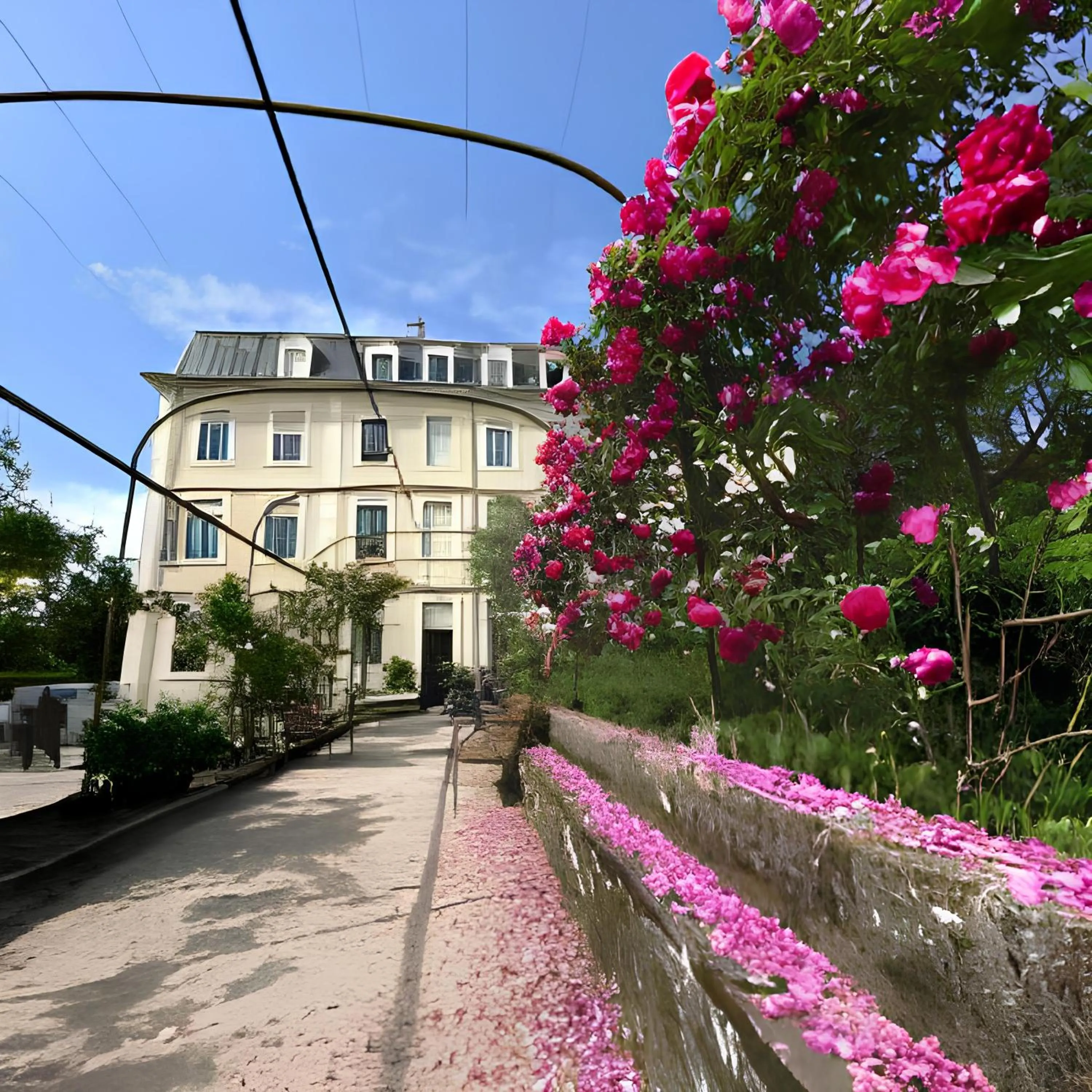 Patio in Hotel des Eaux