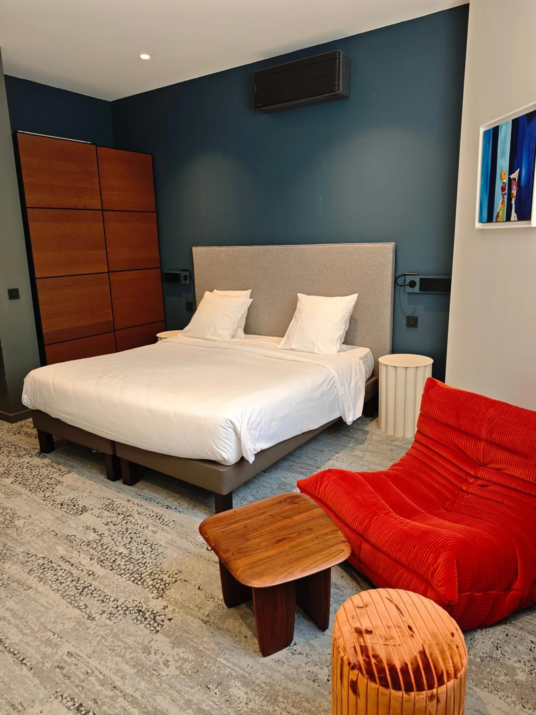 Bed in Hotel des Eaux