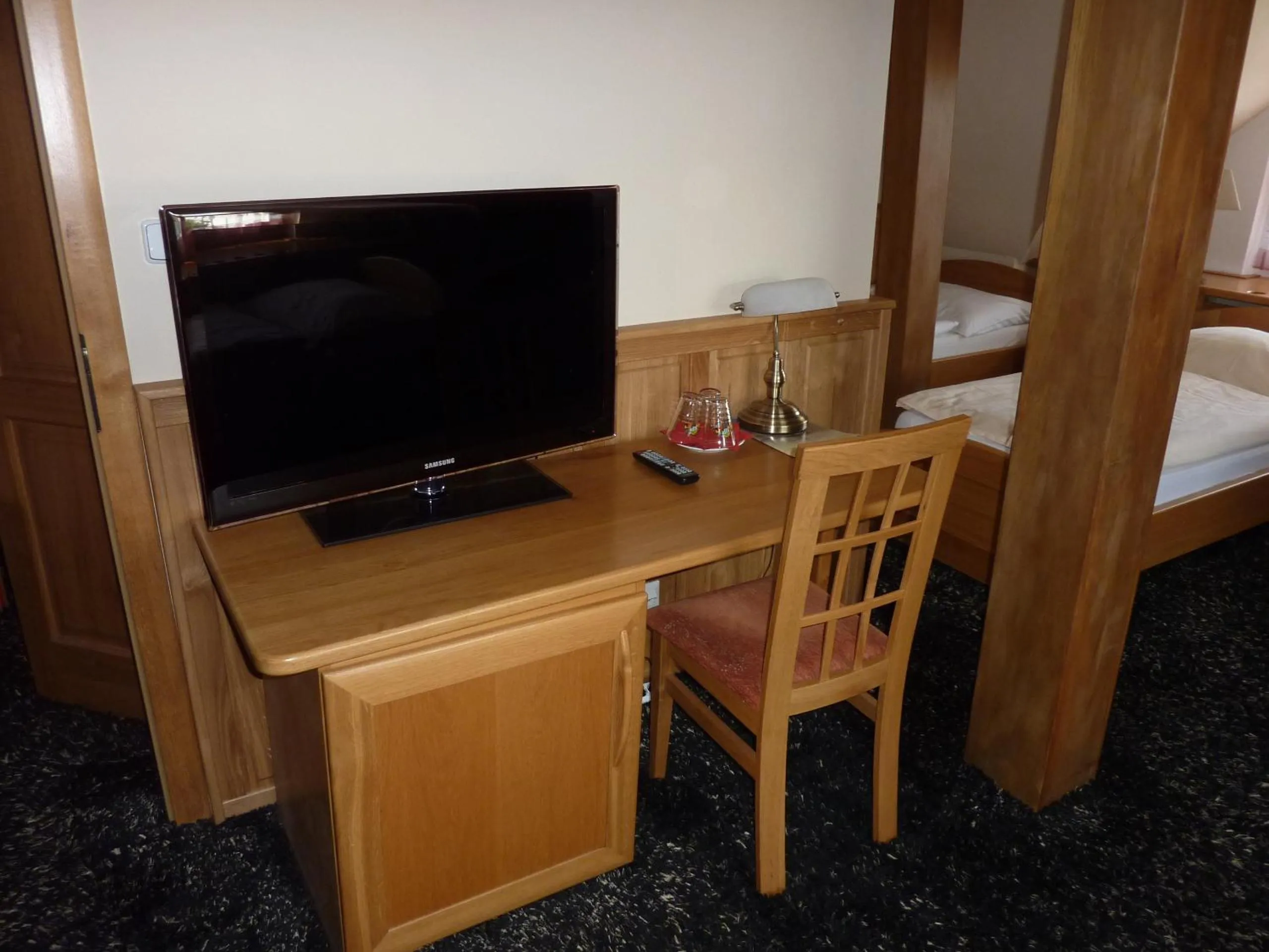 Decorative detail, Bed in Hotel & Restaurant Na Fryštátské