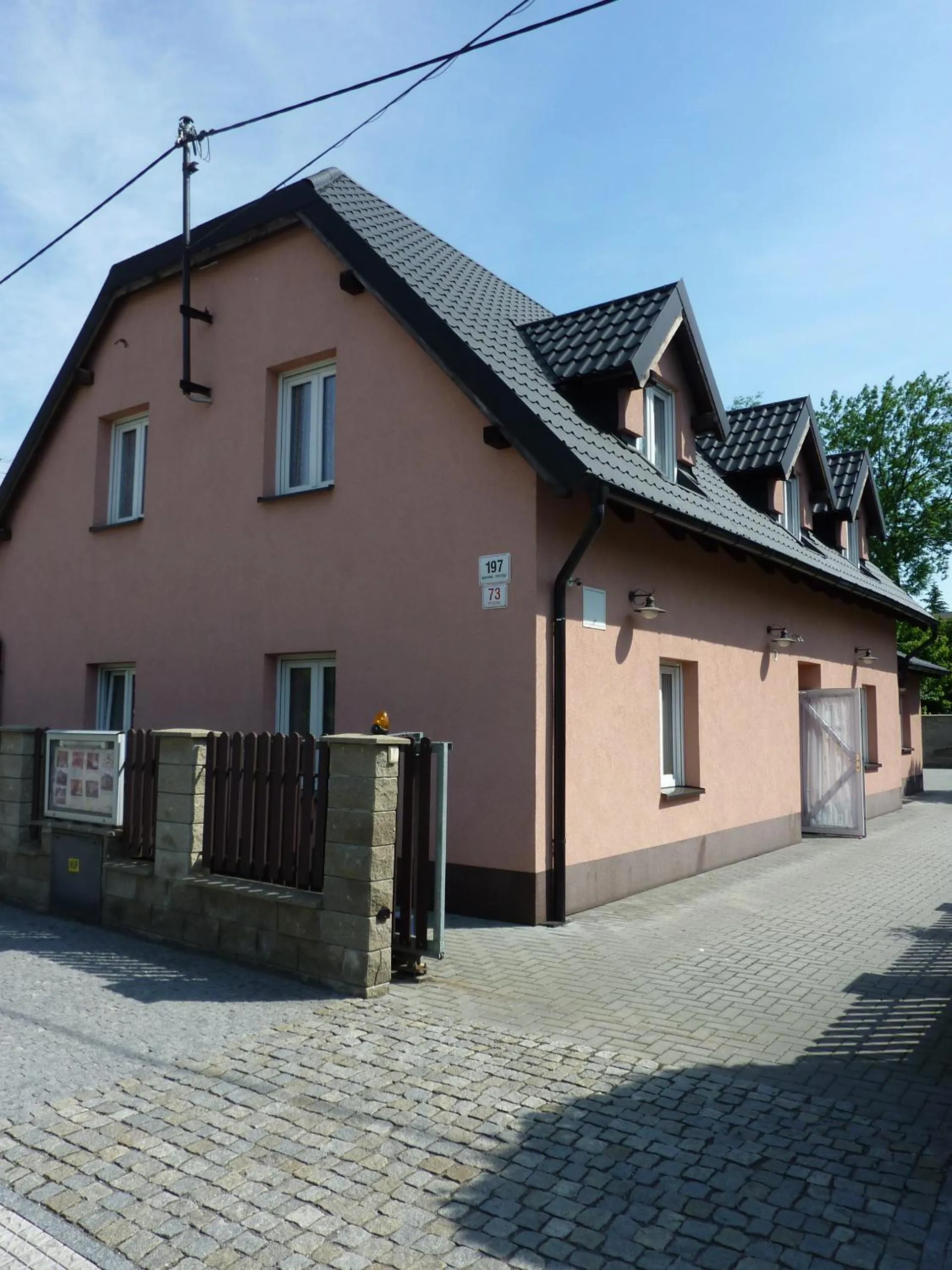 Property building in Hotel & Restaurant Na Fryštátské