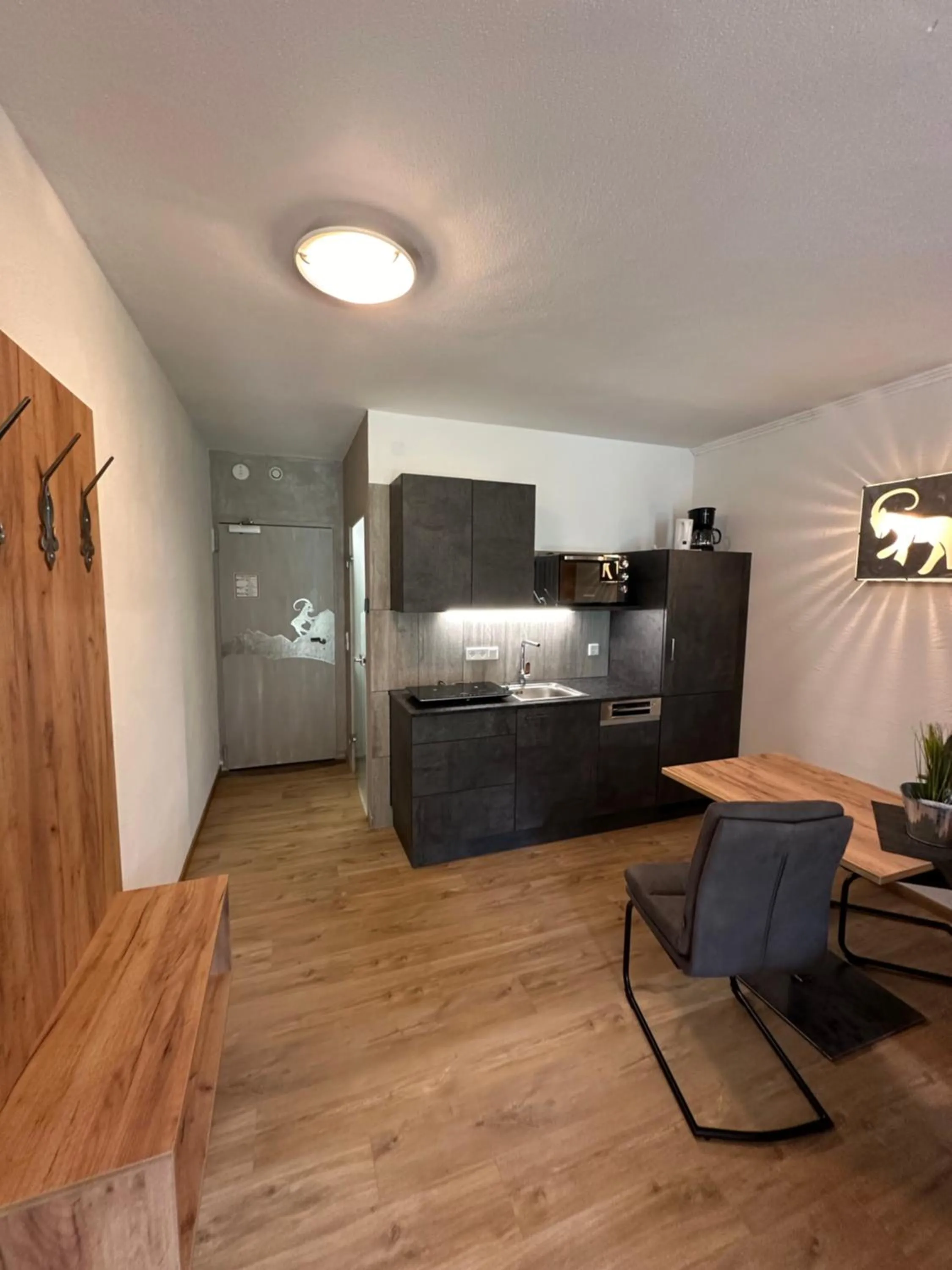 Kitchen or kitchenette in Apartment Haus am See