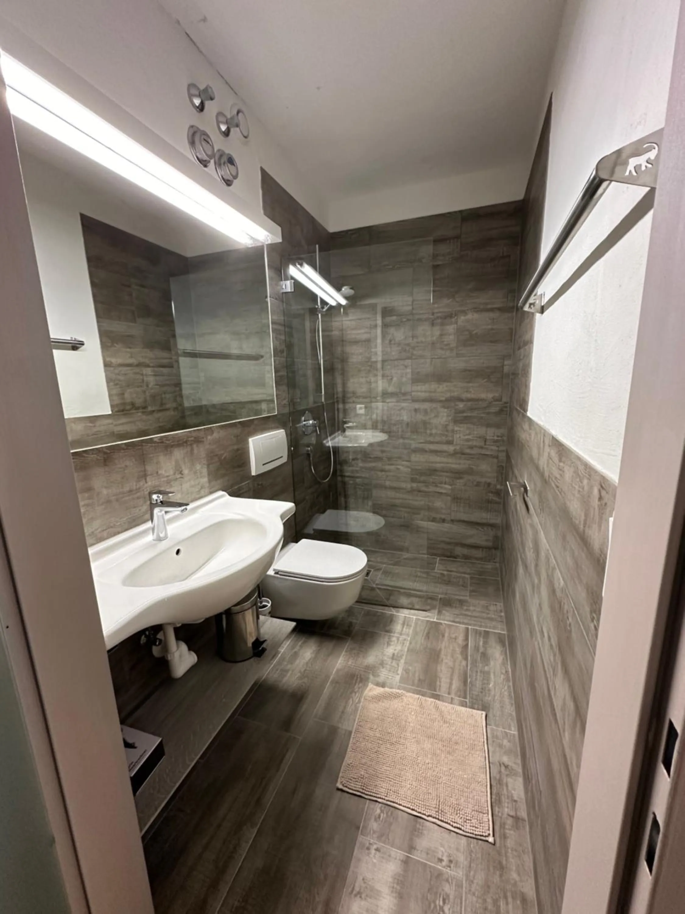 Bathroom in Apartment Haus am See