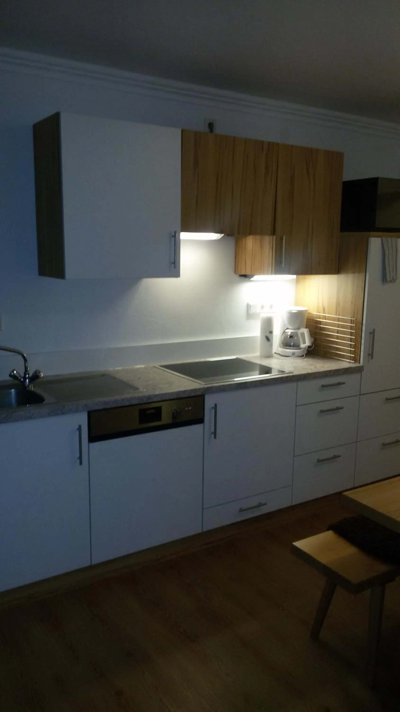Kitchen or kitchenette in Apartment Haus am See