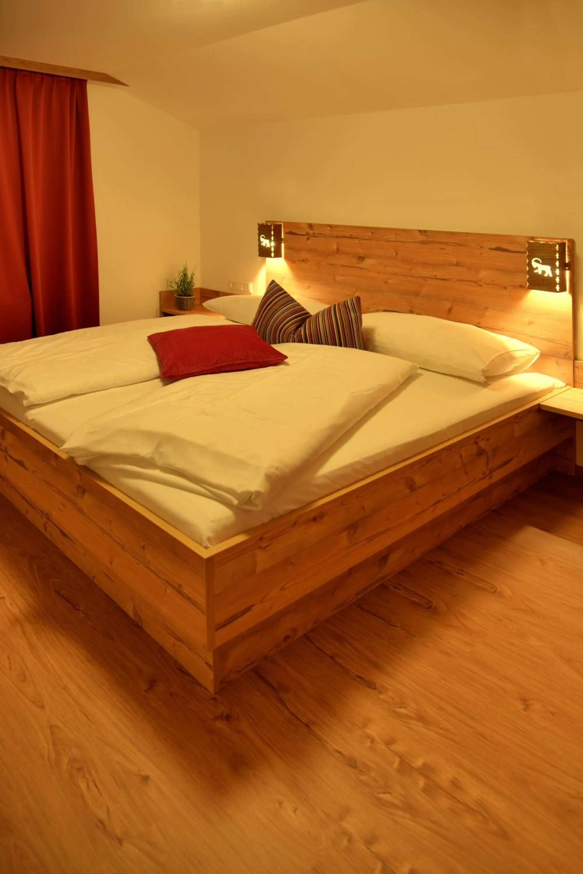 Bedroom, Bed in Apartment Haus am See