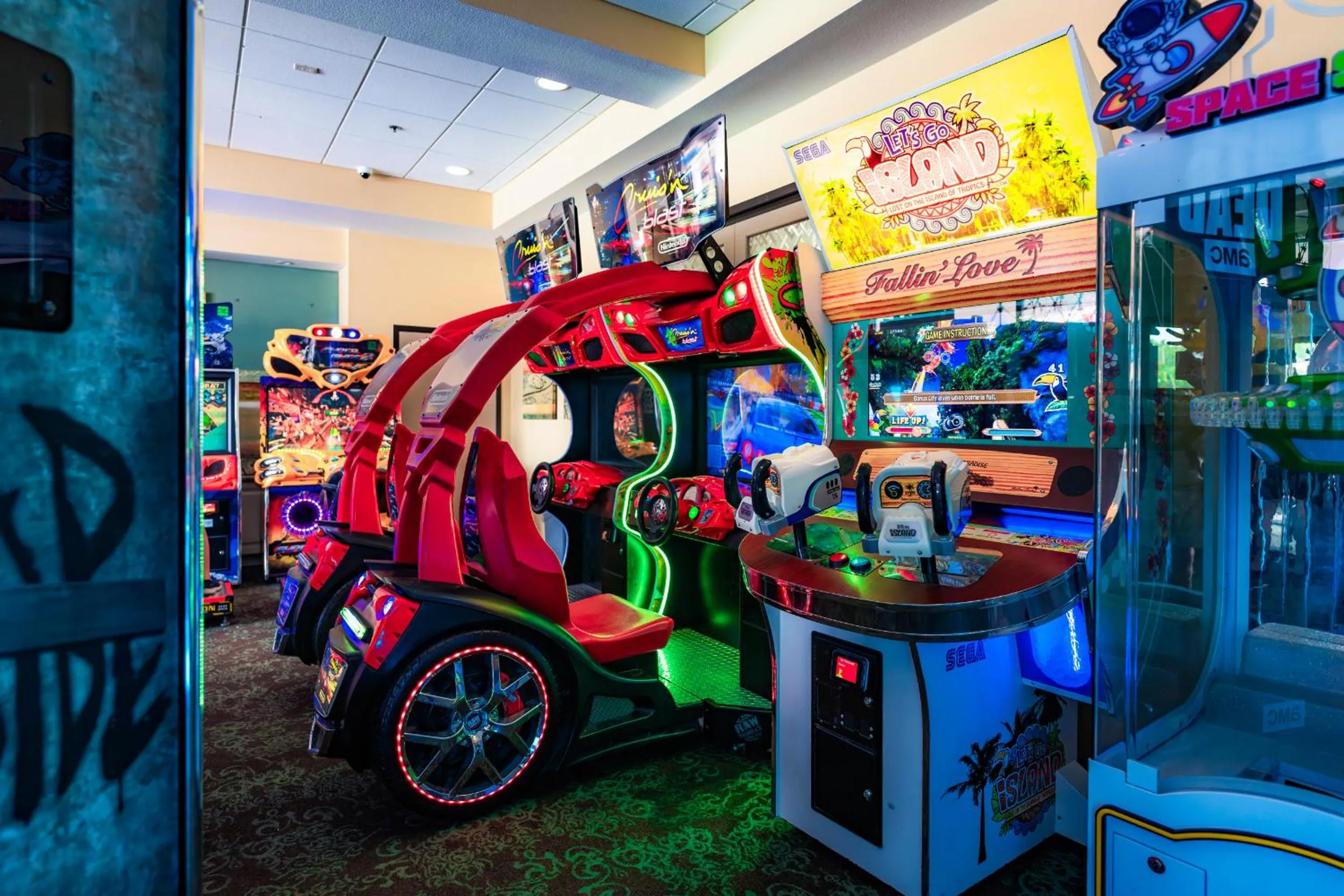 Game Room in FantasyWorld Resort