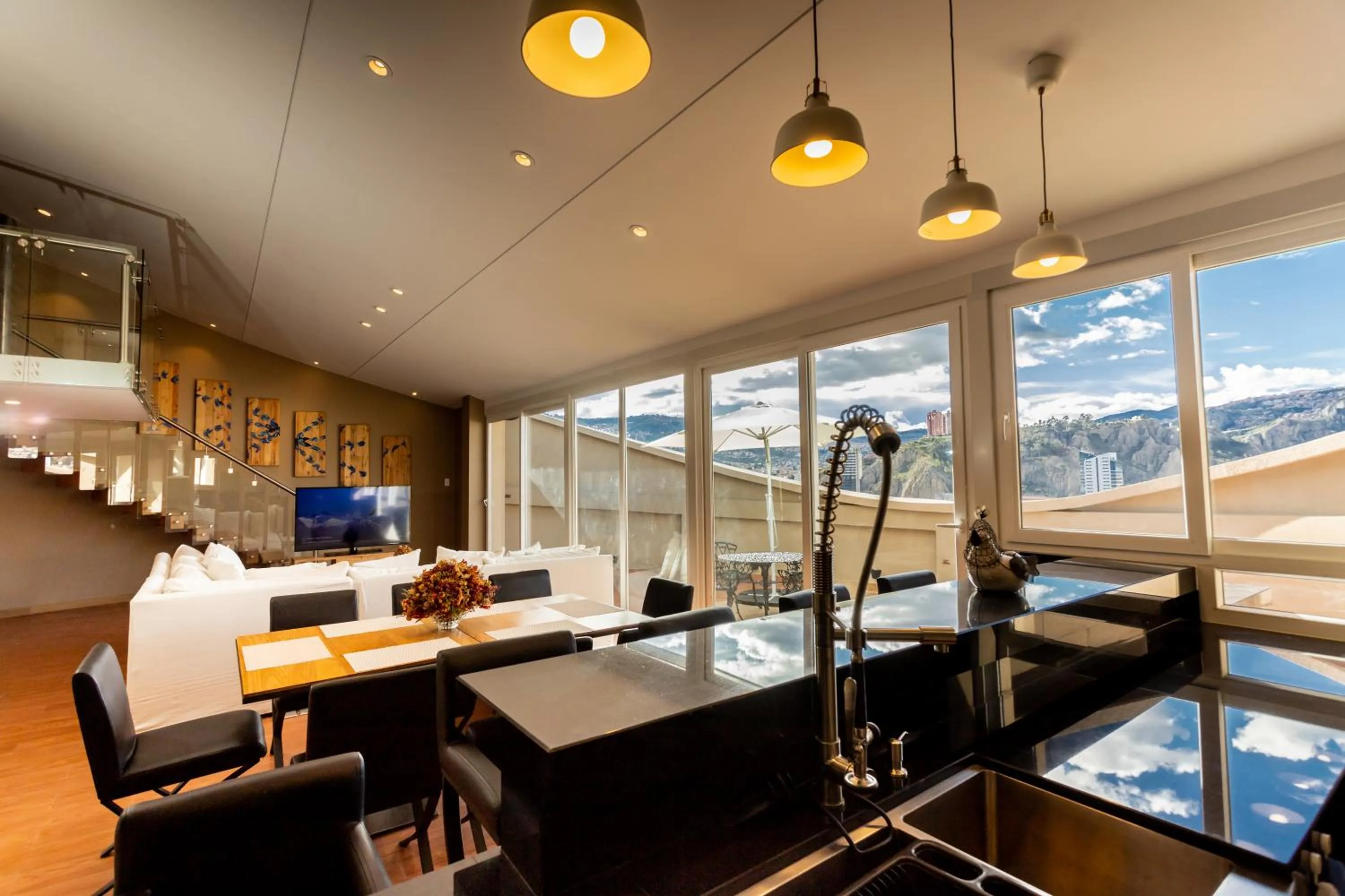 Living room in Hotel Boutique Rosario Sur