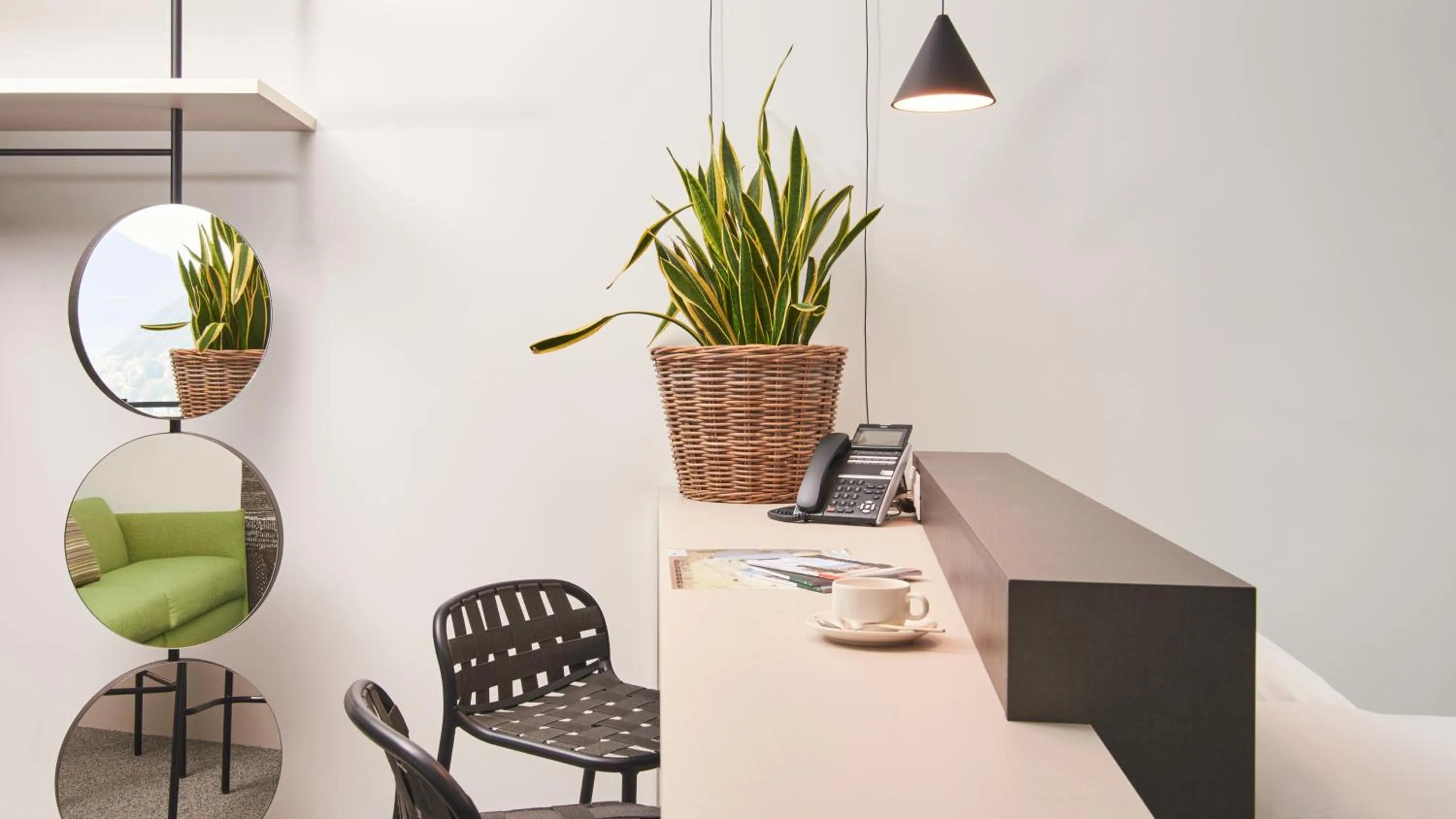 Seating area in Hotel Lago