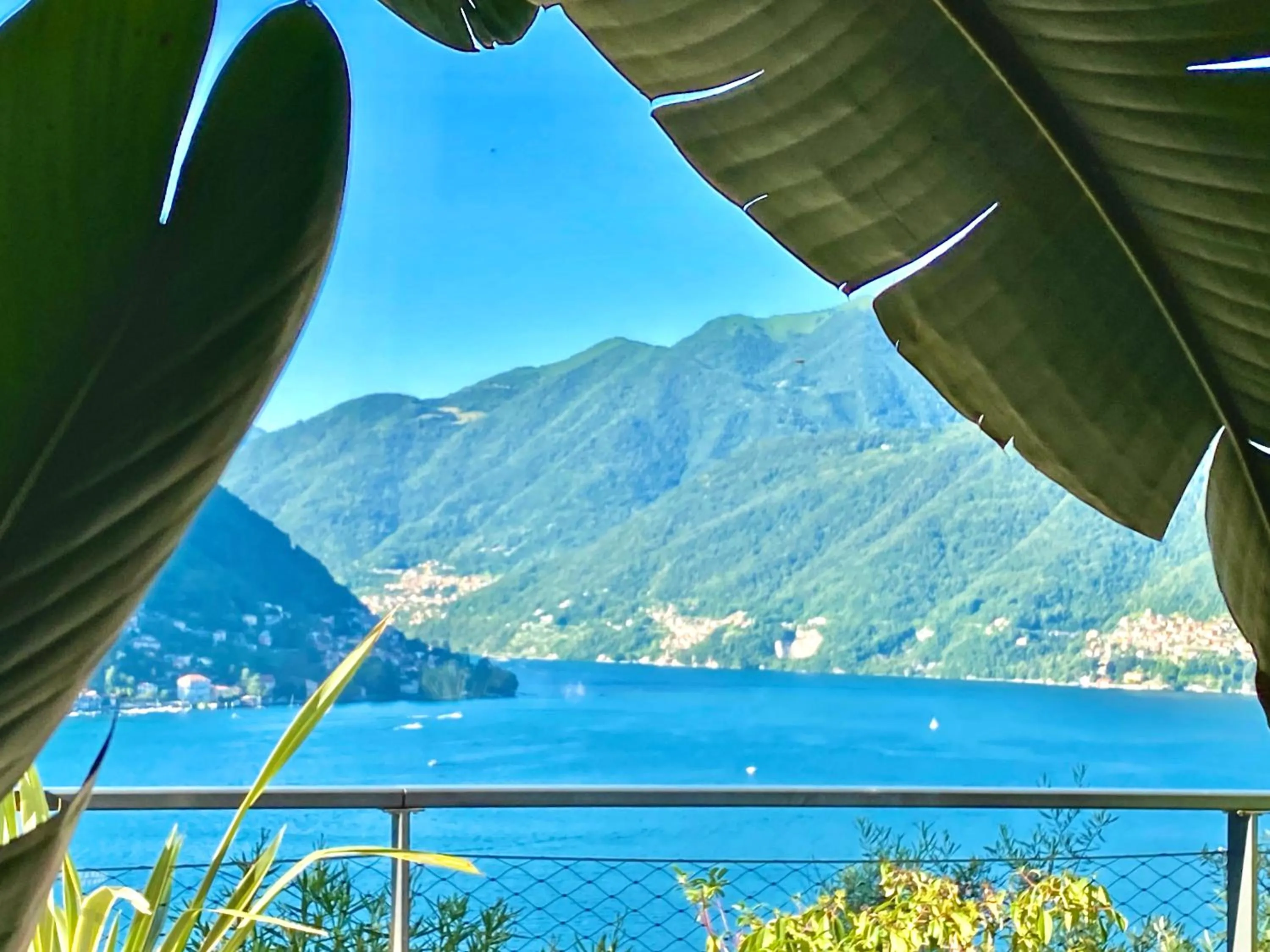 Lake view in Hotel Lago