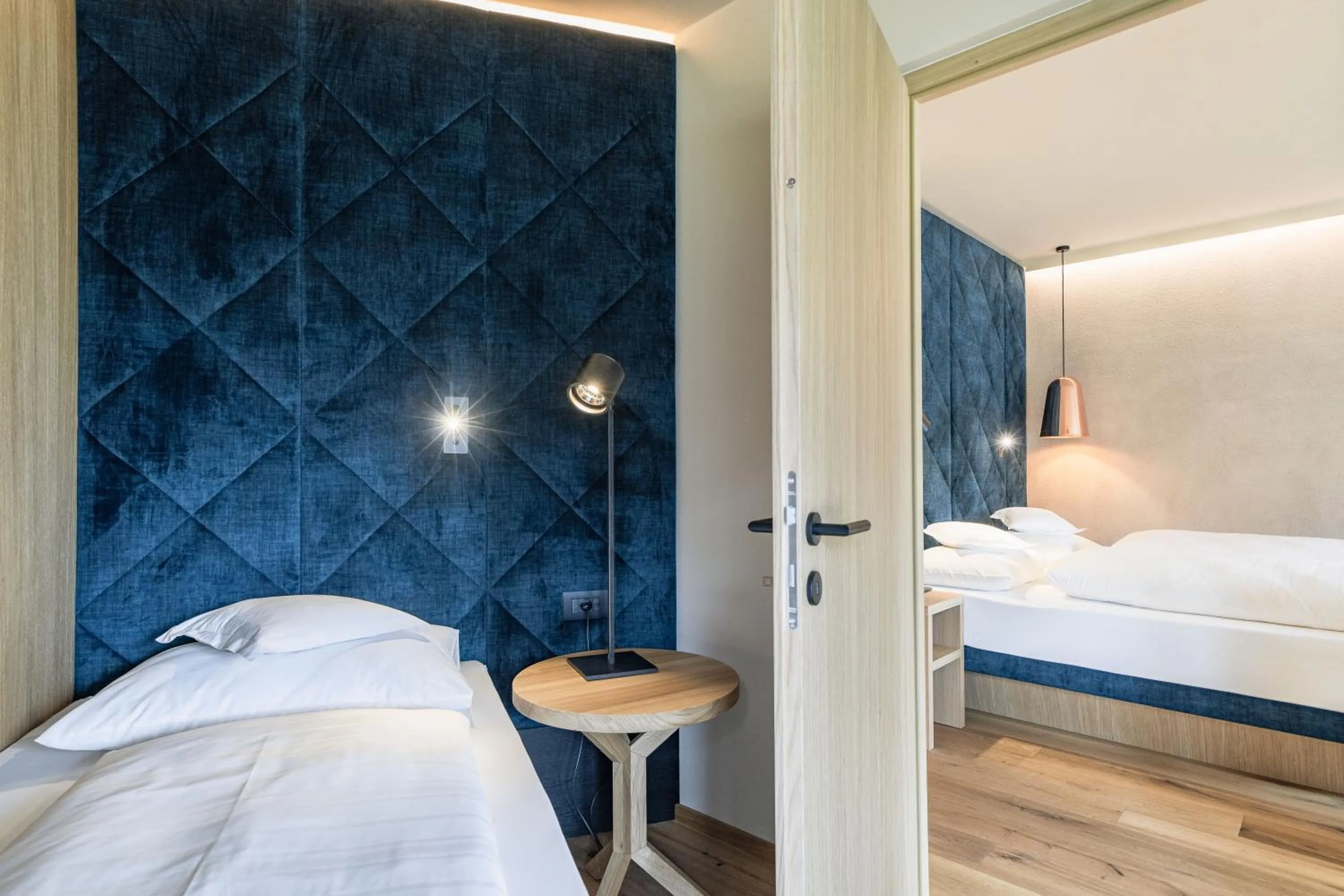 Bed in Hotel Pacherhof