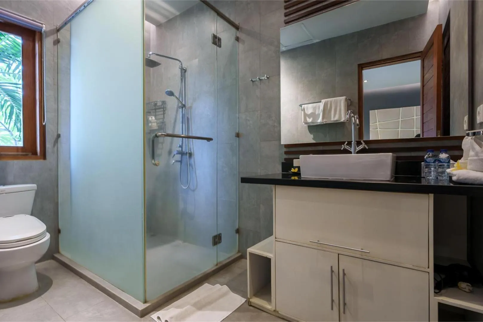Shower in Villa Orange 3BR Seminyak by Exotic Bali Properties