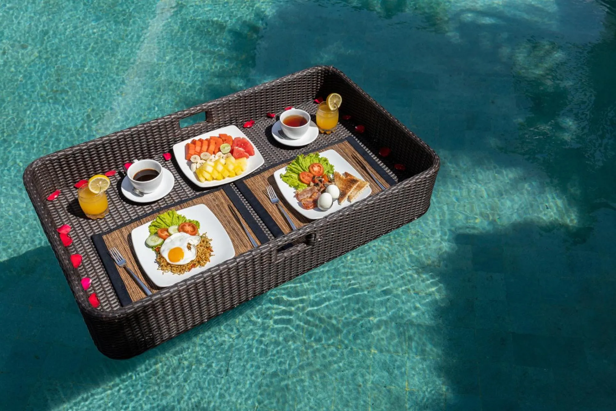 Breakfast in Villa Orange 3BR Seminyak by Exotic Bali Properties