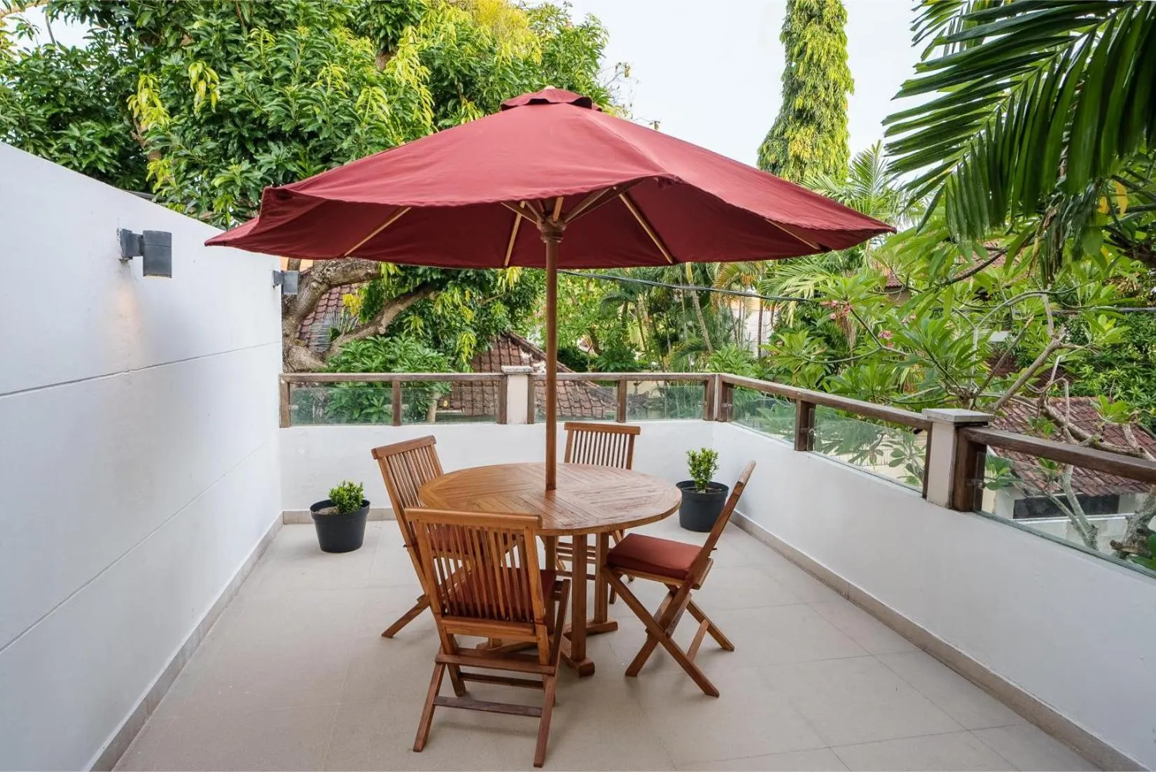 Balcony/Terrace in Villa Orange 3BR Seminyak by Exotic Bali Properties